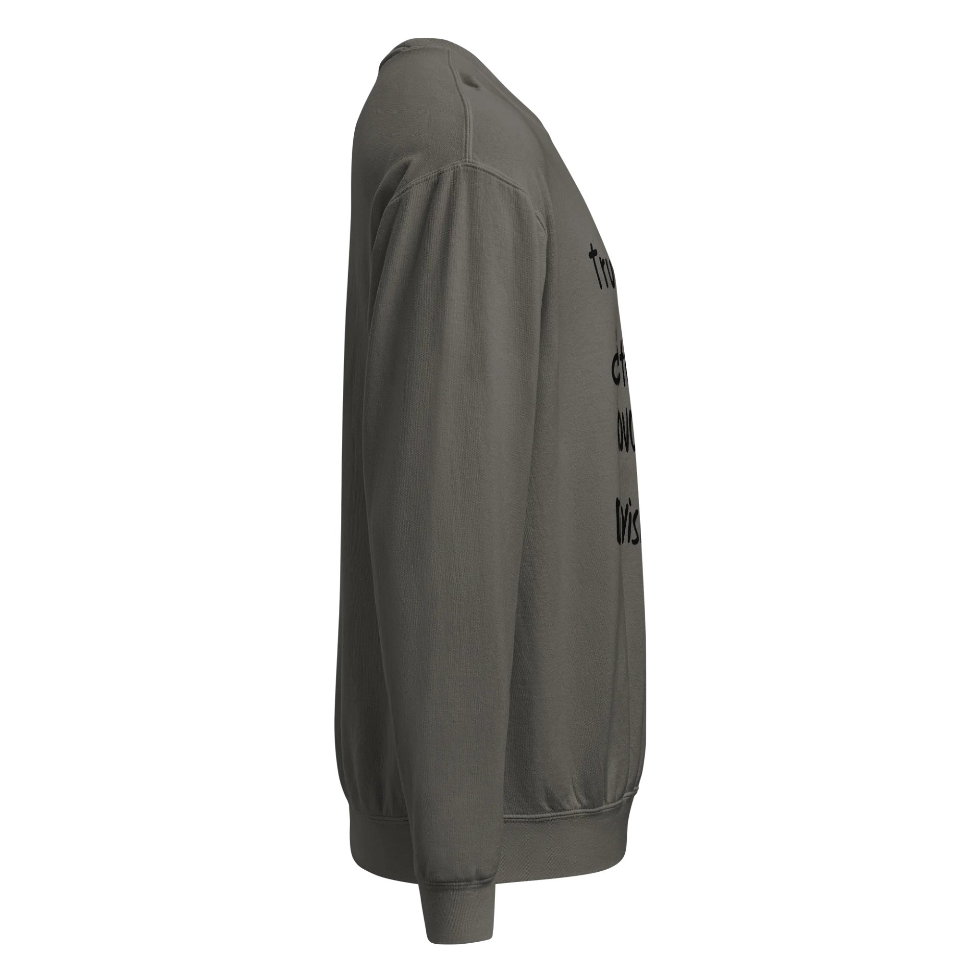True Crime Detective-Couch Division Comfort Colors Fleece Sweatshirt-Gray product image (4)