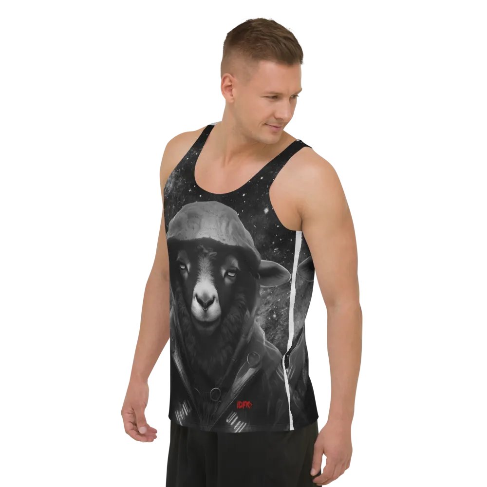 IDFKtv Black Sheep Full B/W Tank Top product image (2)