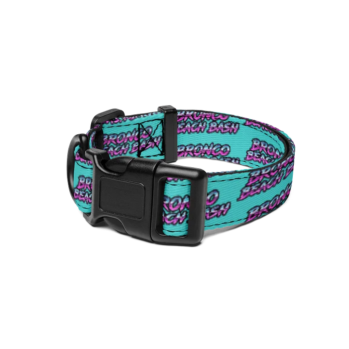 2026 Bronco Beach Bash OBX / Destination Bigfoot Bronco Collab Dog Collar Dark Turquoise (Multiple Sizes Available) product image (2)