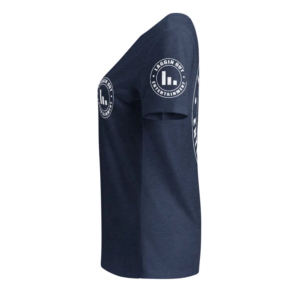 Laggin'Out Navy Blue V-Neck product image (9)