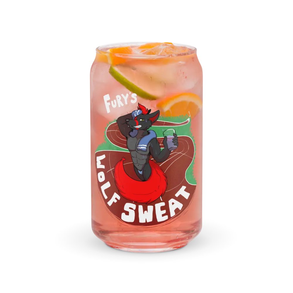 Fury's Wolf Sweat Can-Shaped Glass product image (37)
