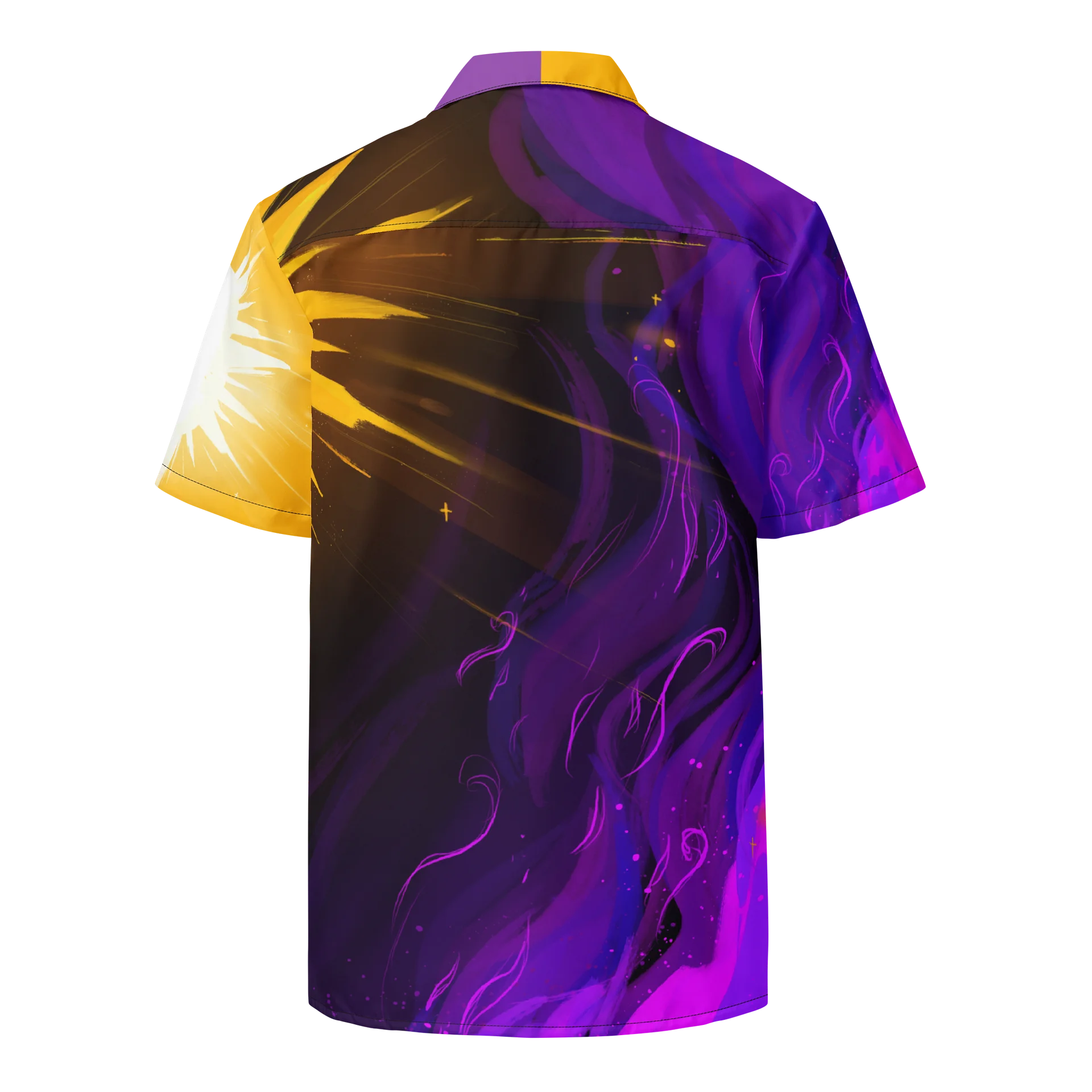 Nonbinary Subtle Pride Mothman Button Up Shirt product image (5)
