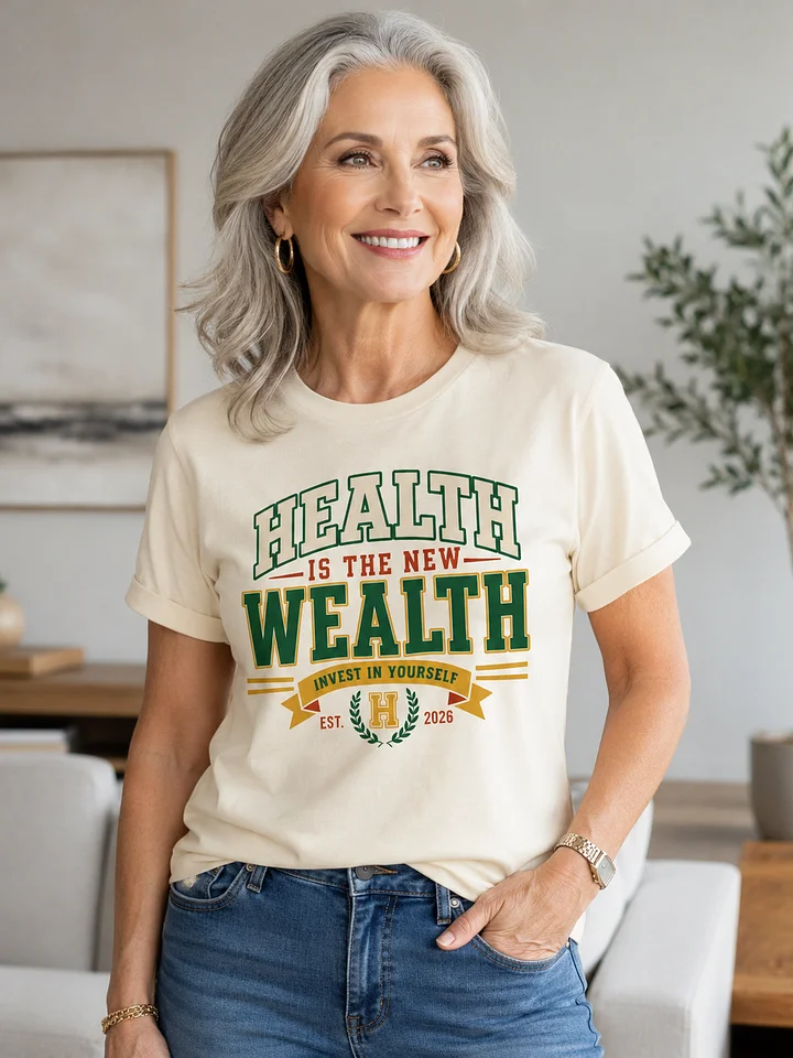 Health Is the New Wealth Unisex T-Shirt product image (1)