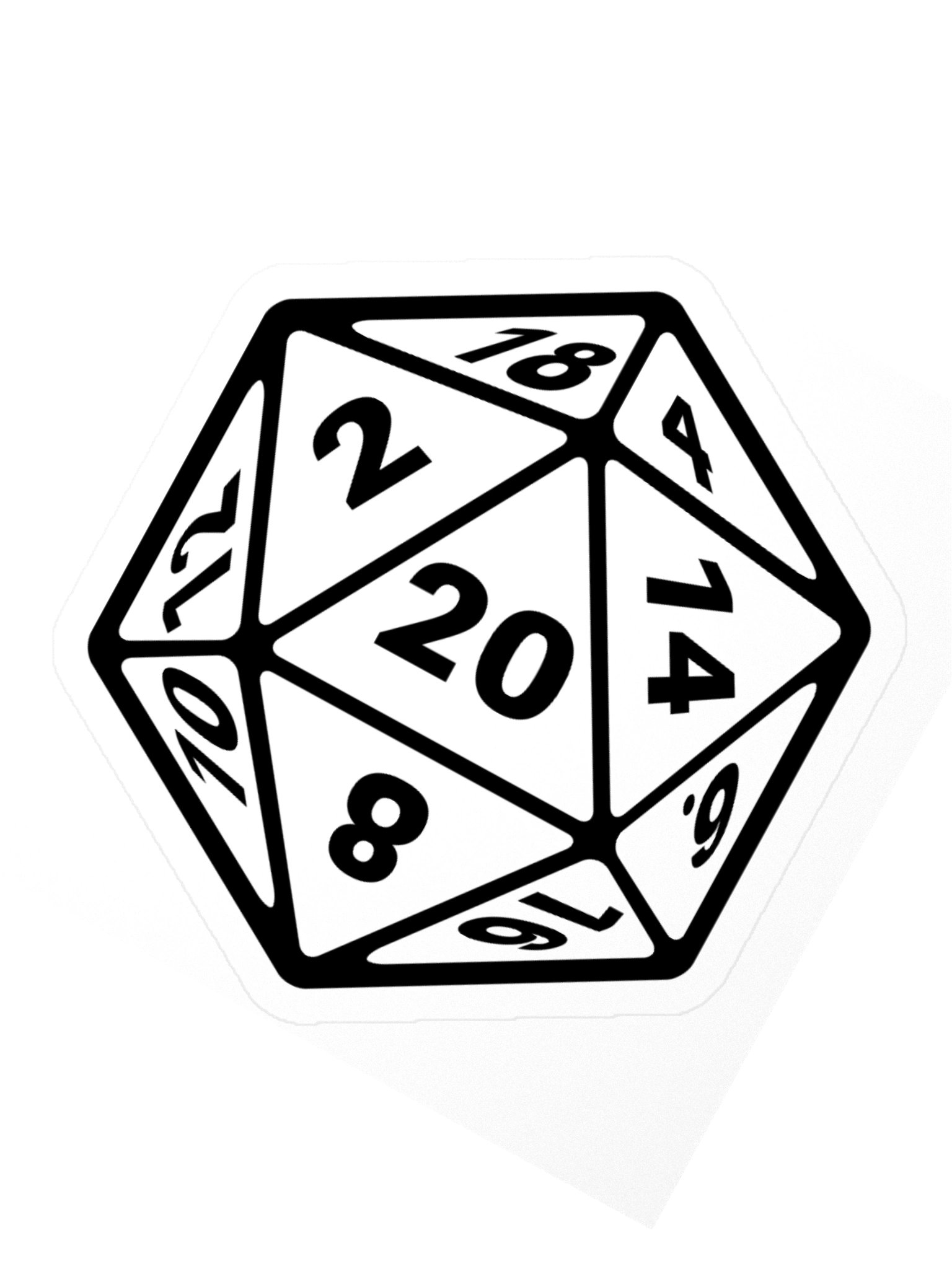 D20 Sticker - Nat 20 product image (5)