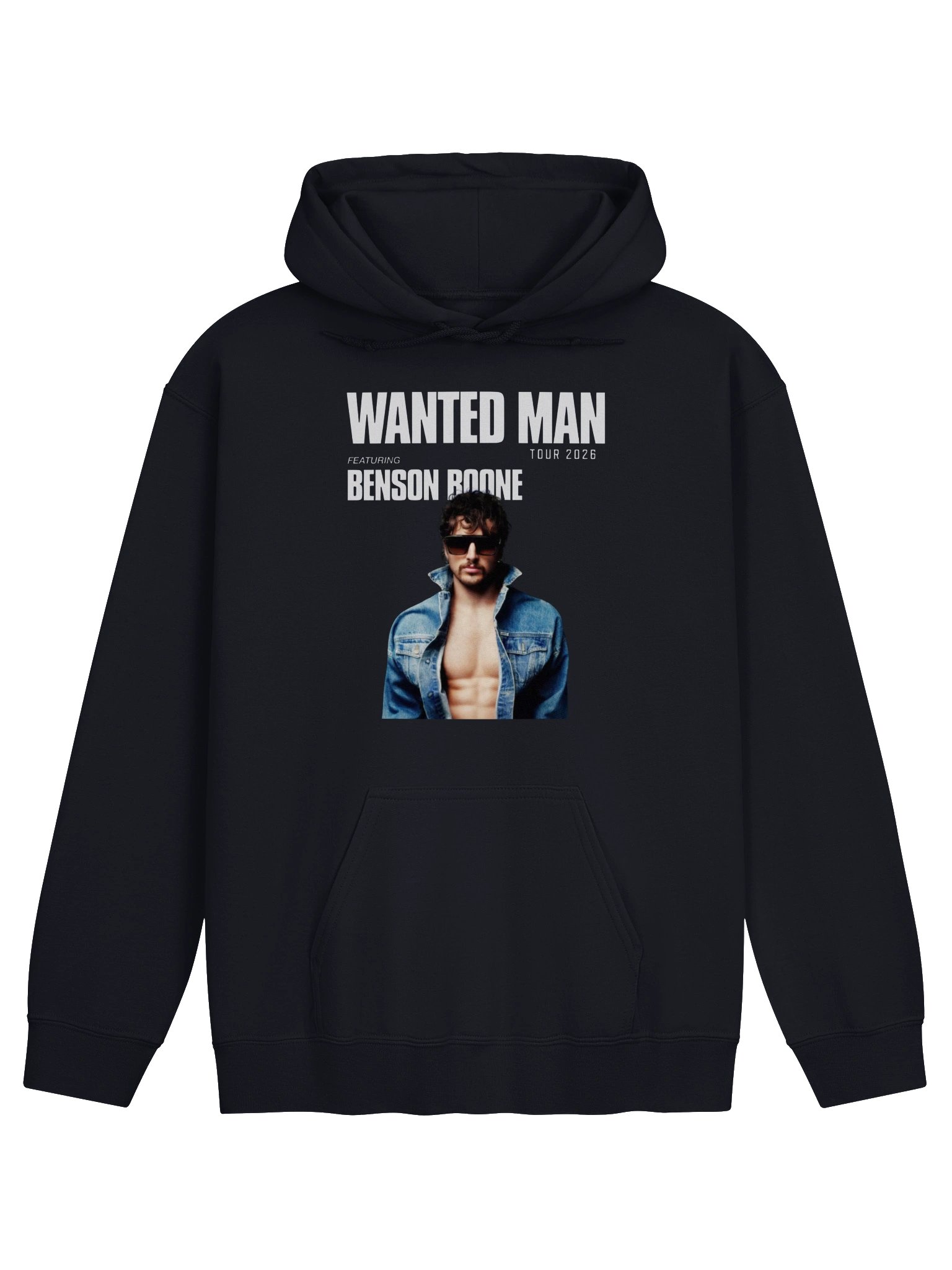 Wanted Man Featuring Benson Boone Tour Hoodie product image (5)