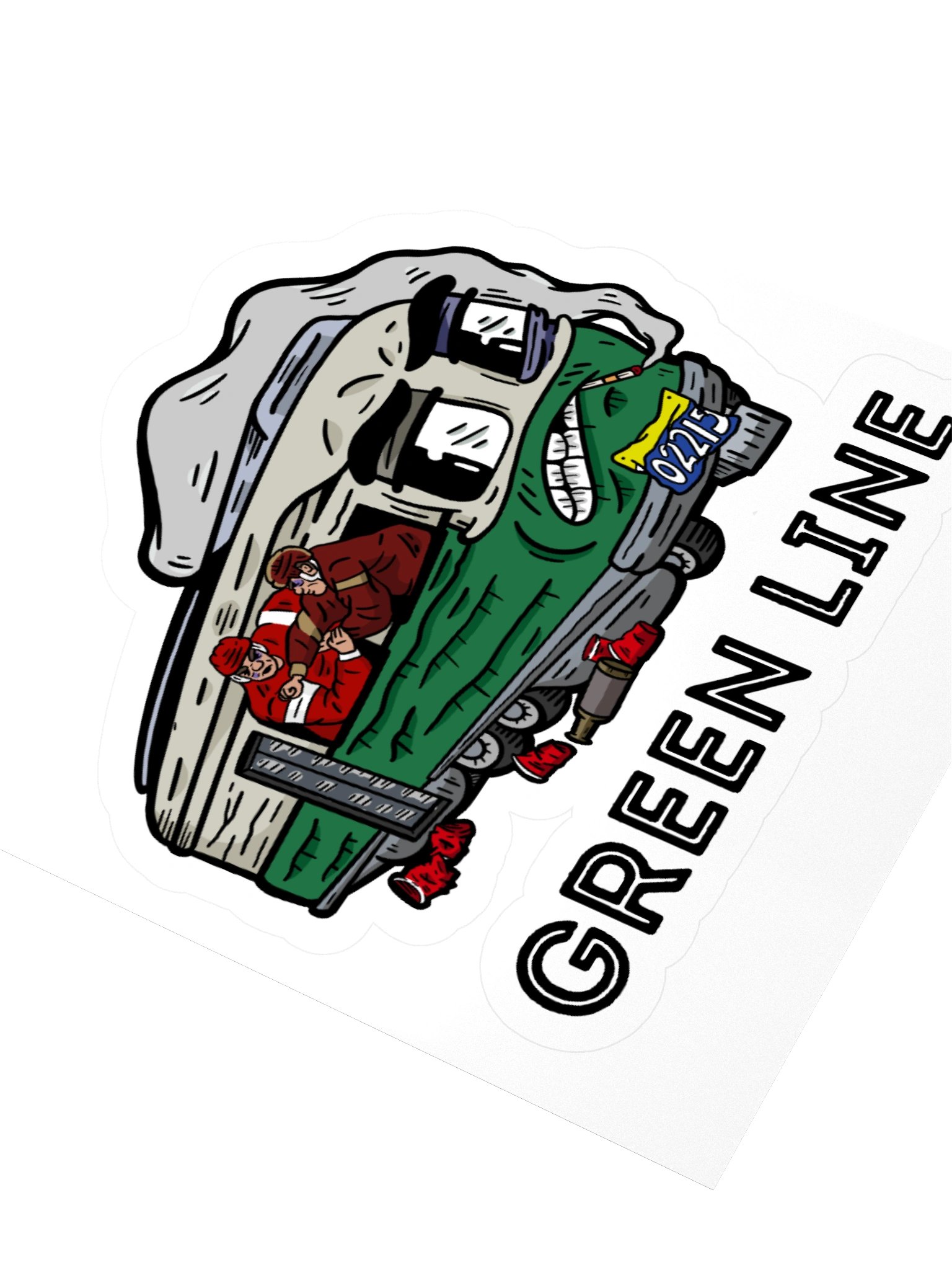 GREEN LINE STICKER product image (4)