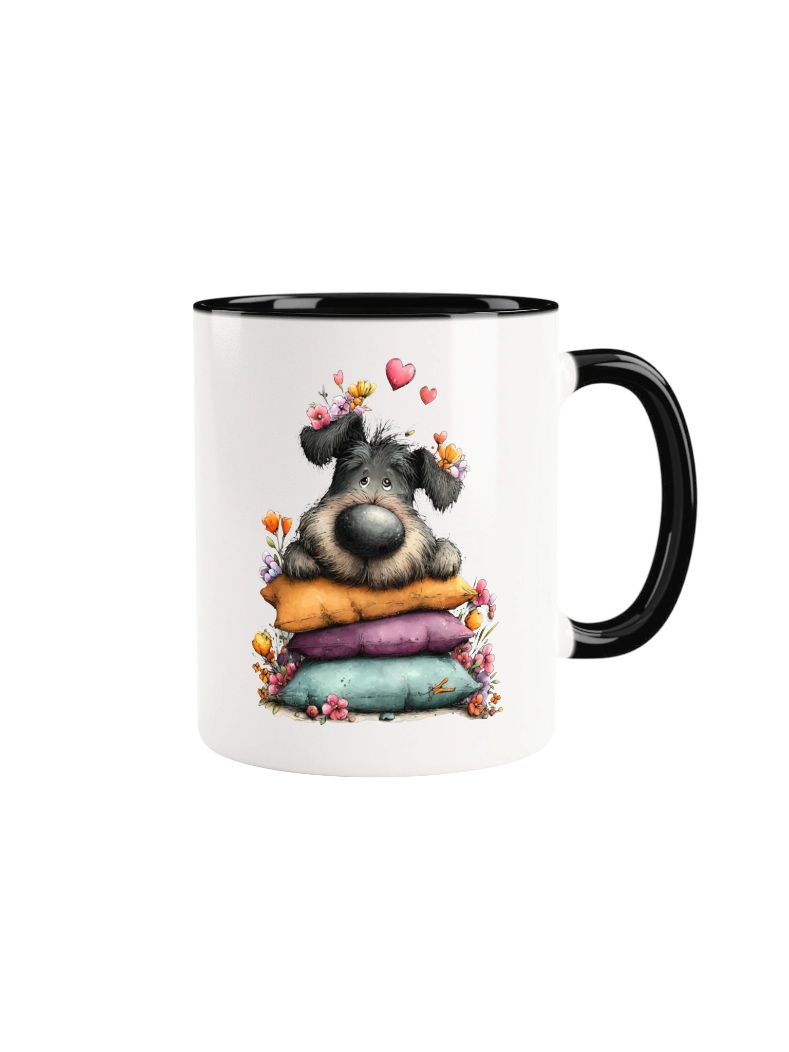 Sleepy Puppy Accent Mug product image (5)
