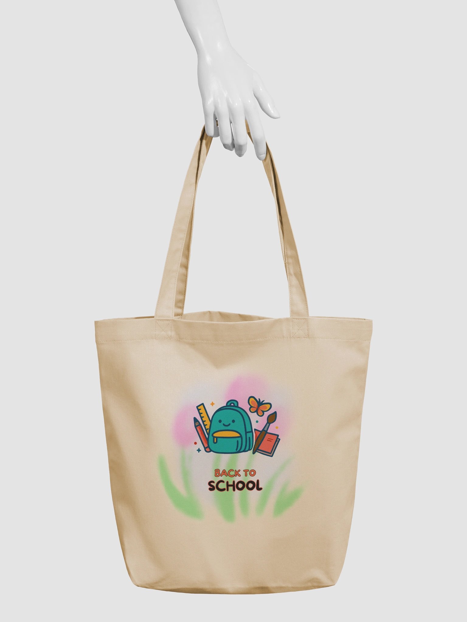 Smiling Back to School Tote Bag product image (3)