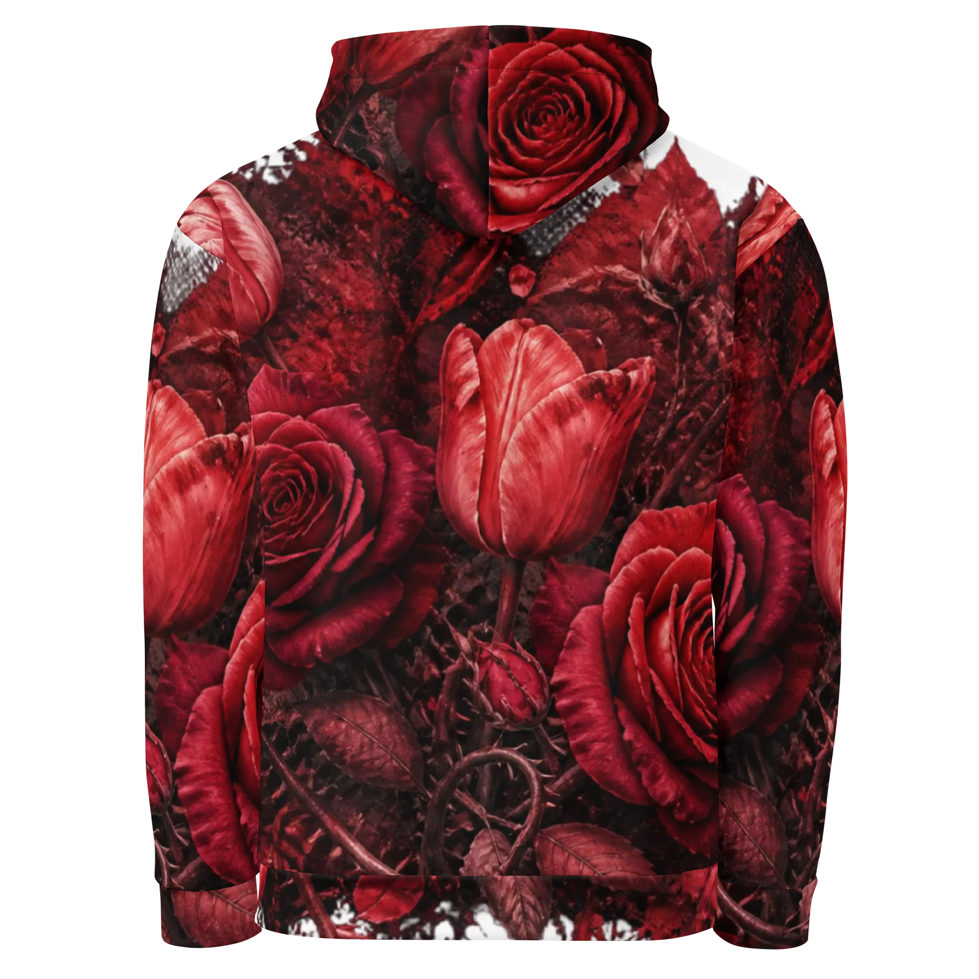 Red Rose & Tulip Hoodie product image (2)