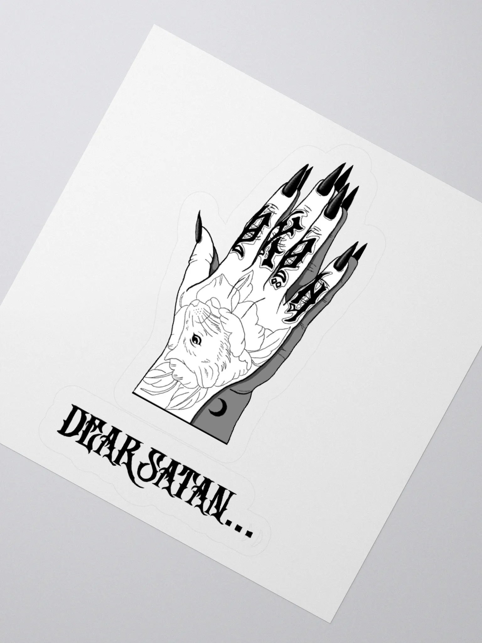Dear Satan... (sticker) product image (3)