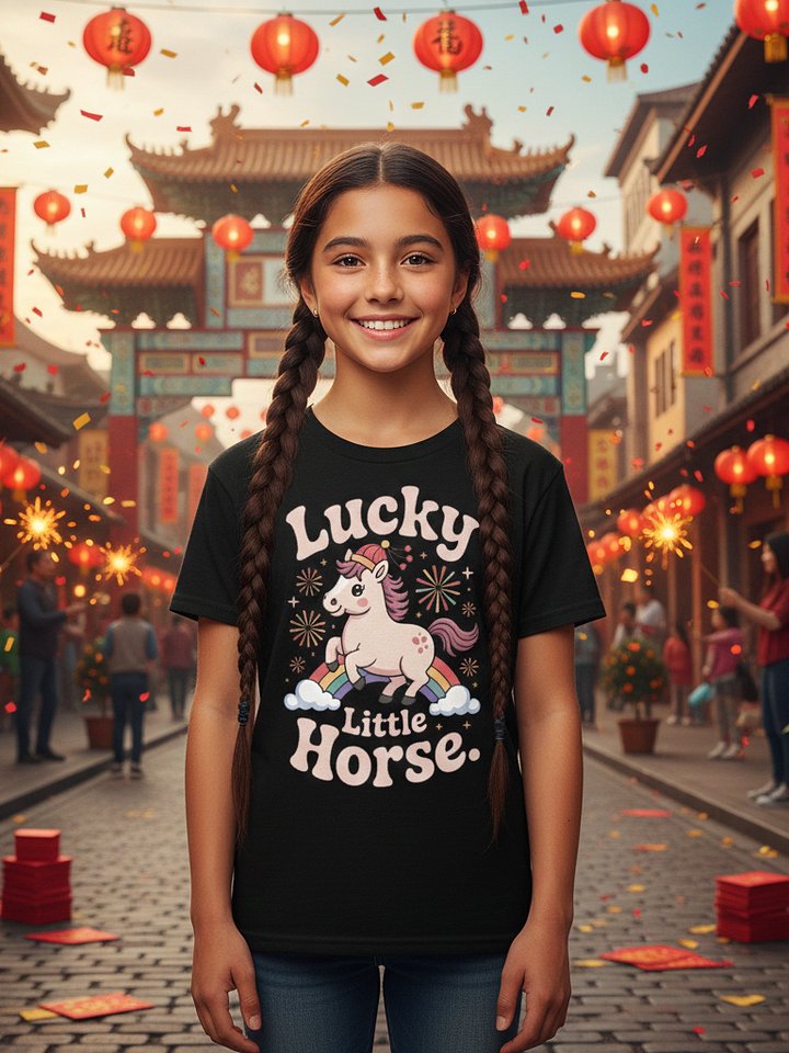 Lucky Little Horse Youth Tee product image (1)