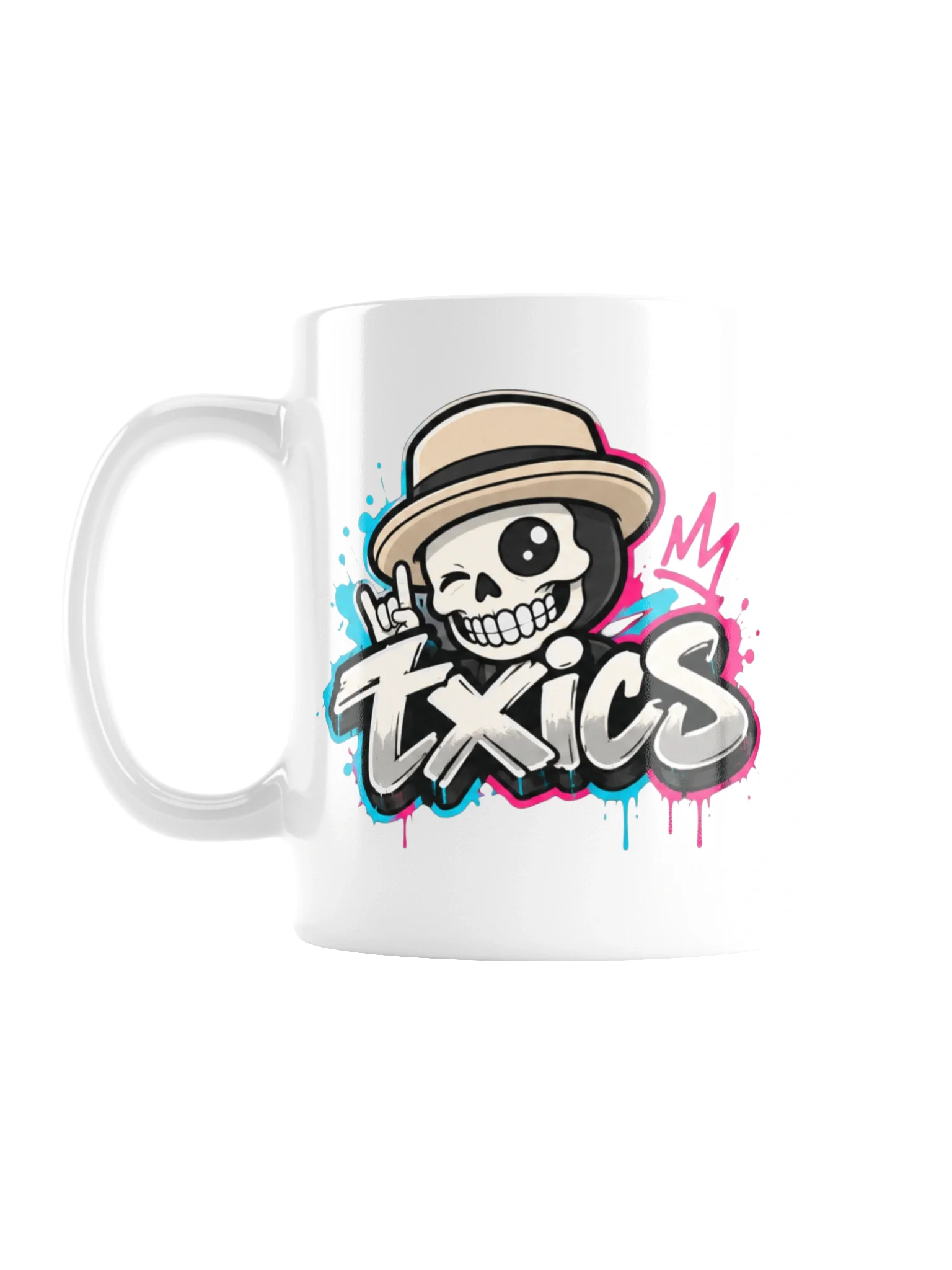txics Graffiti Skull Mug