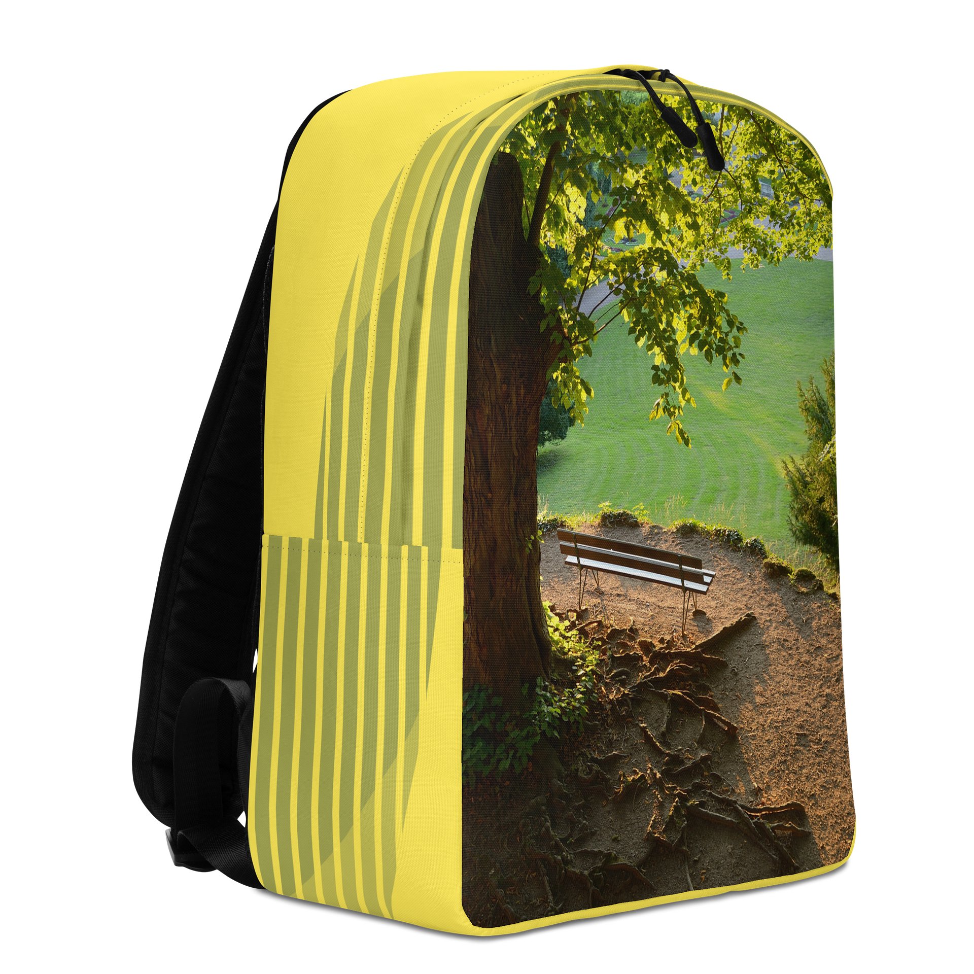 Design-backpack - Park bench under a tree (Light-colored Design) product image (5)