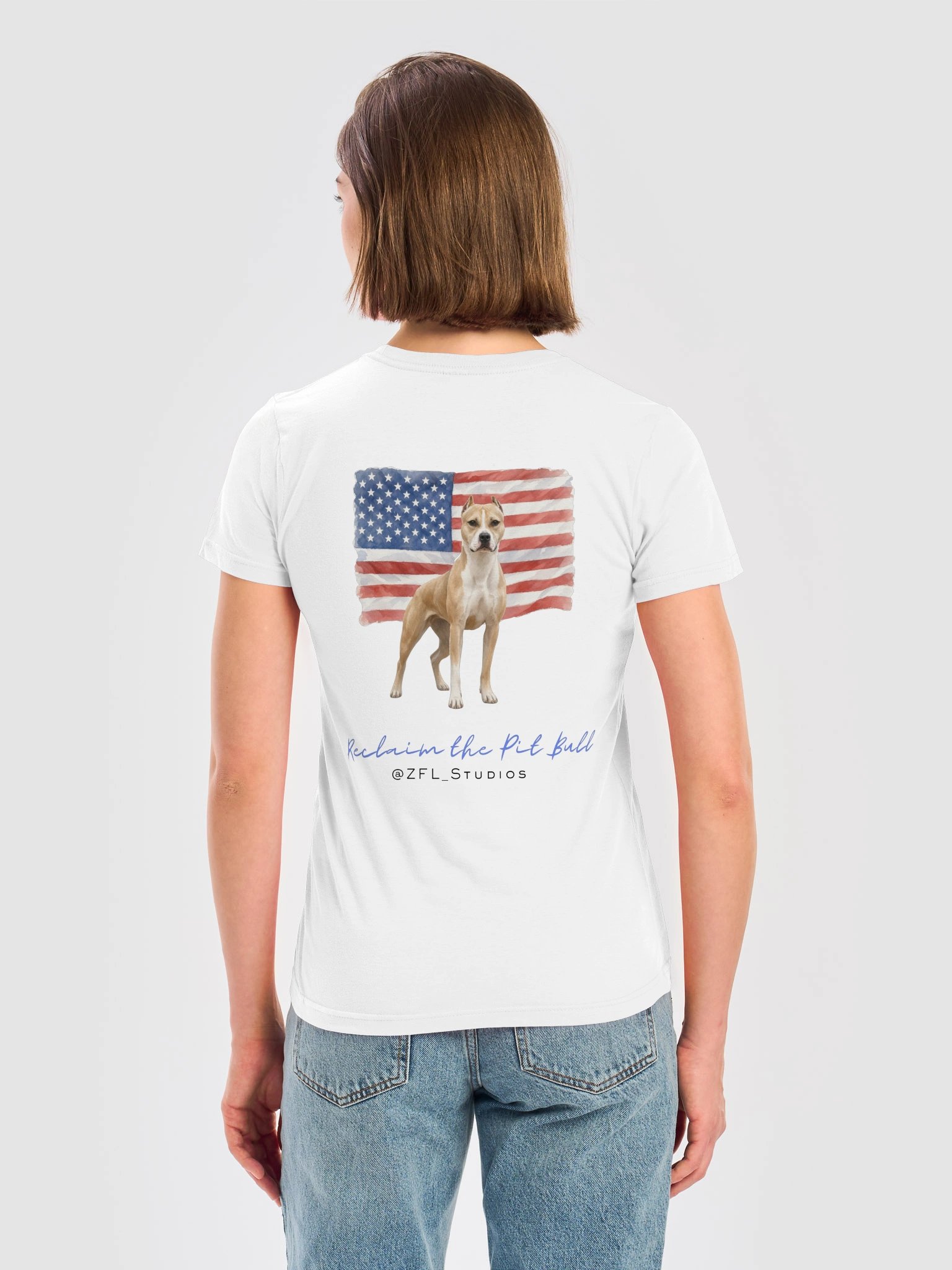 Patriotic Pit Bull Tee product image (6)