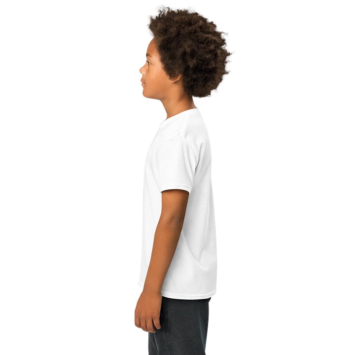 Performance Space Hoops Youth Sports Tee - Black Logo product image (2)