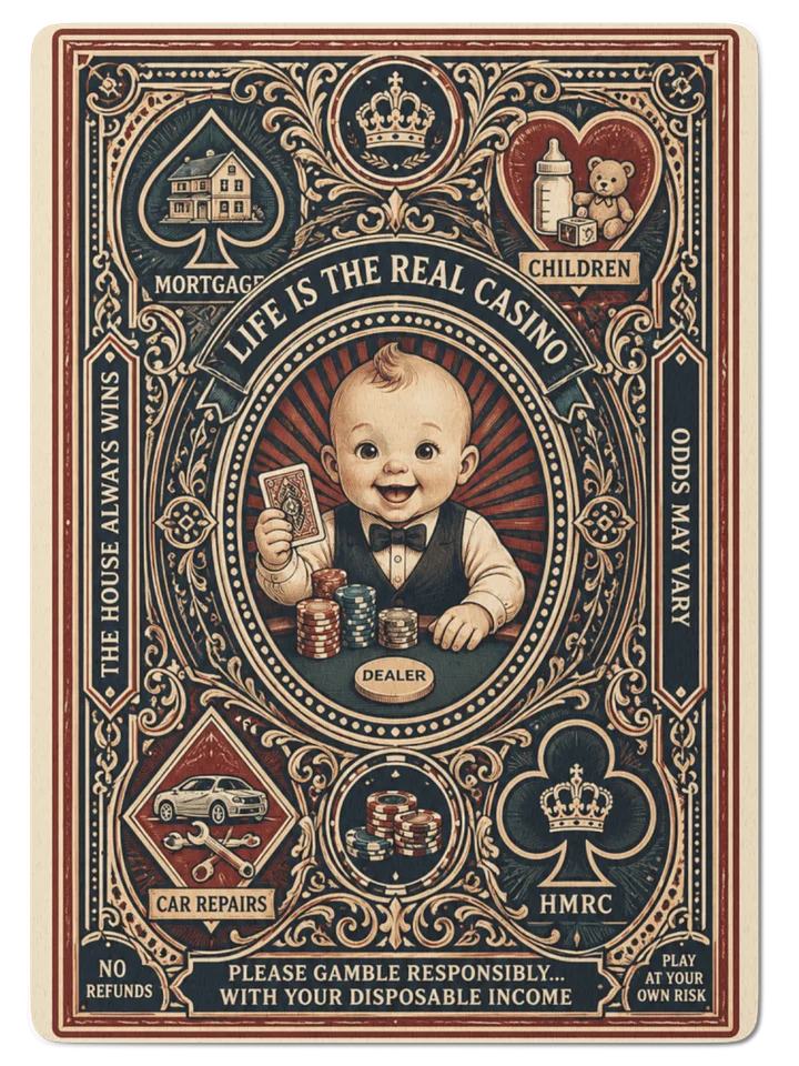 Life Is the Real Casino Poker Cards product image (1)