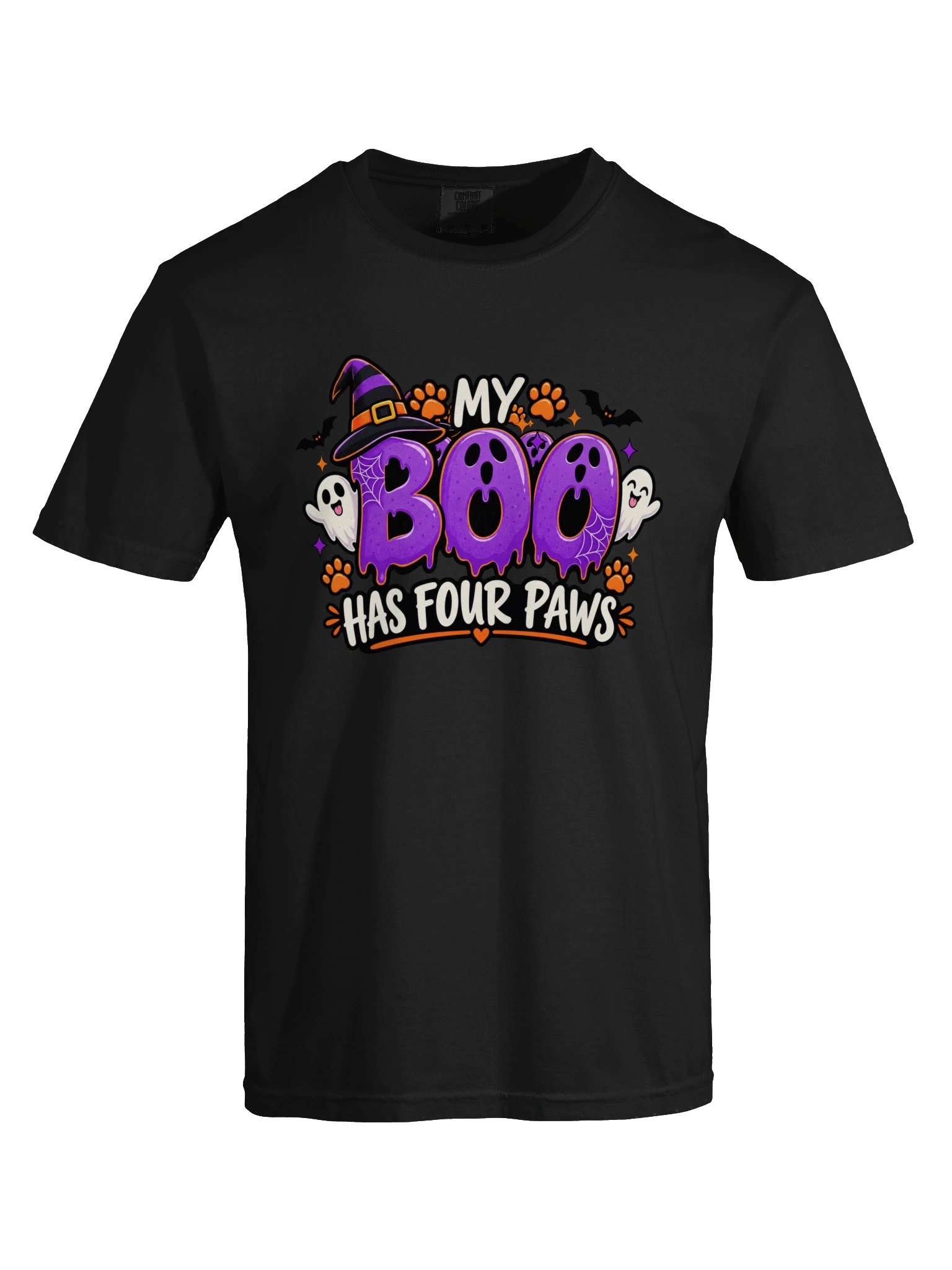 My Boo Has Four Paws Halloween T-Shirt – Cute Dog Lover Spooky Season Tee product image (7)
