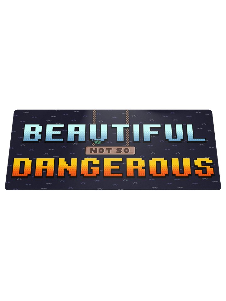Beautiful (Not So) Dangerous Desk Mat product image (1)