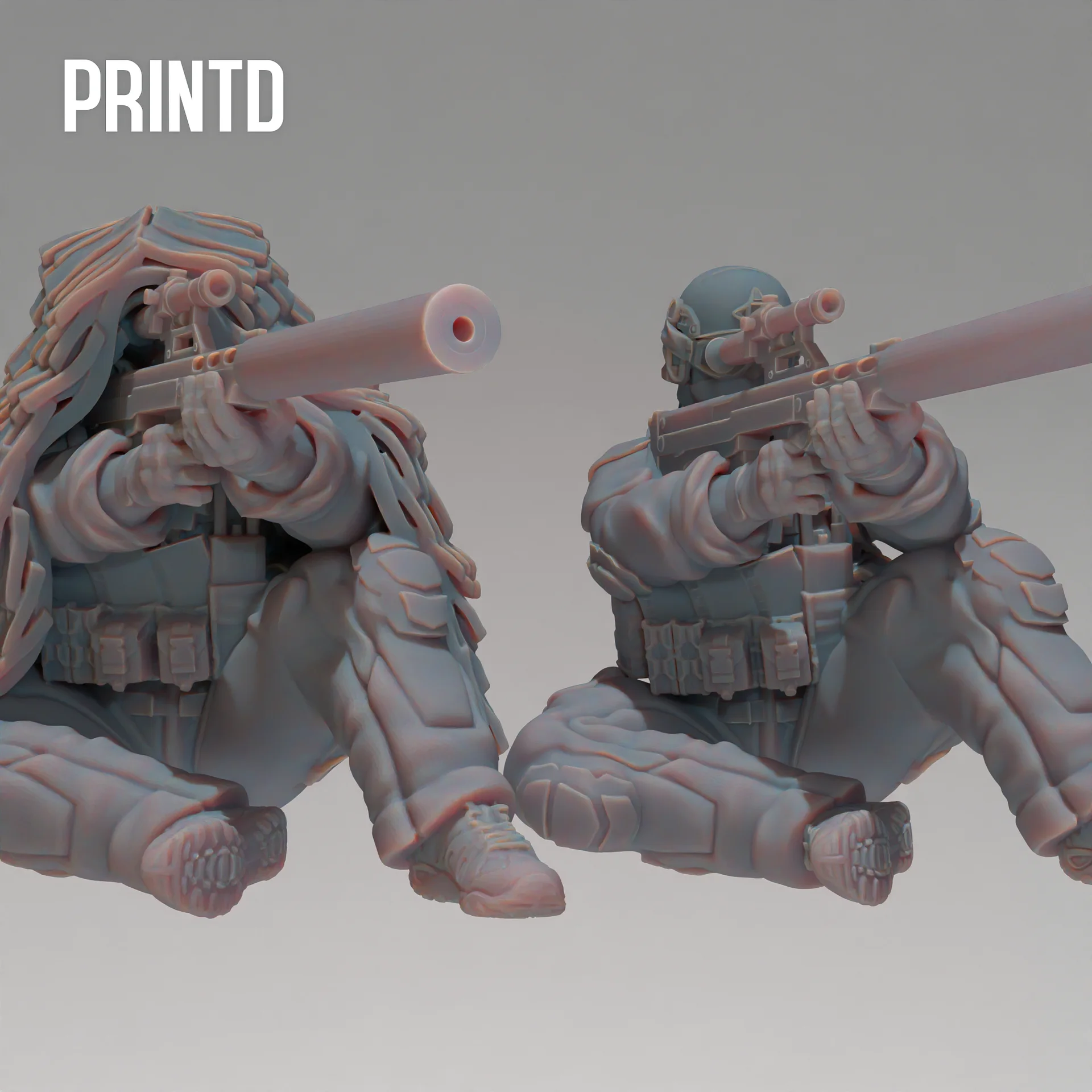FSB Alpha Group Snipers - Modern Warfare Wargame Hobby Resin Scale Models product image (1)