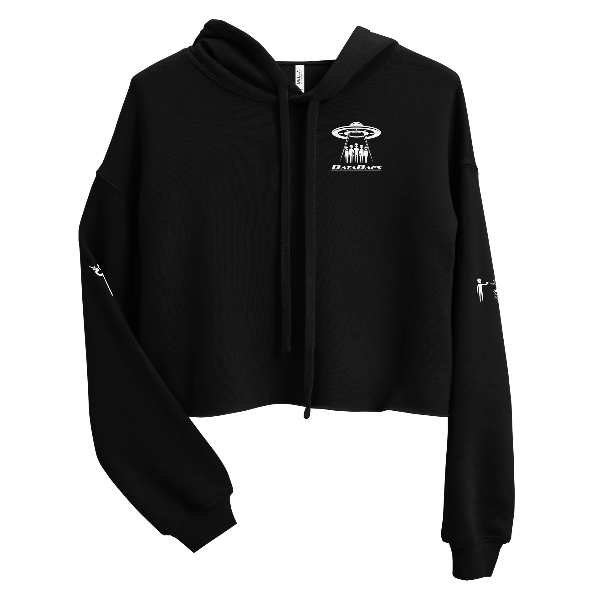 Space Invaders Crop Hoodie product image (2)