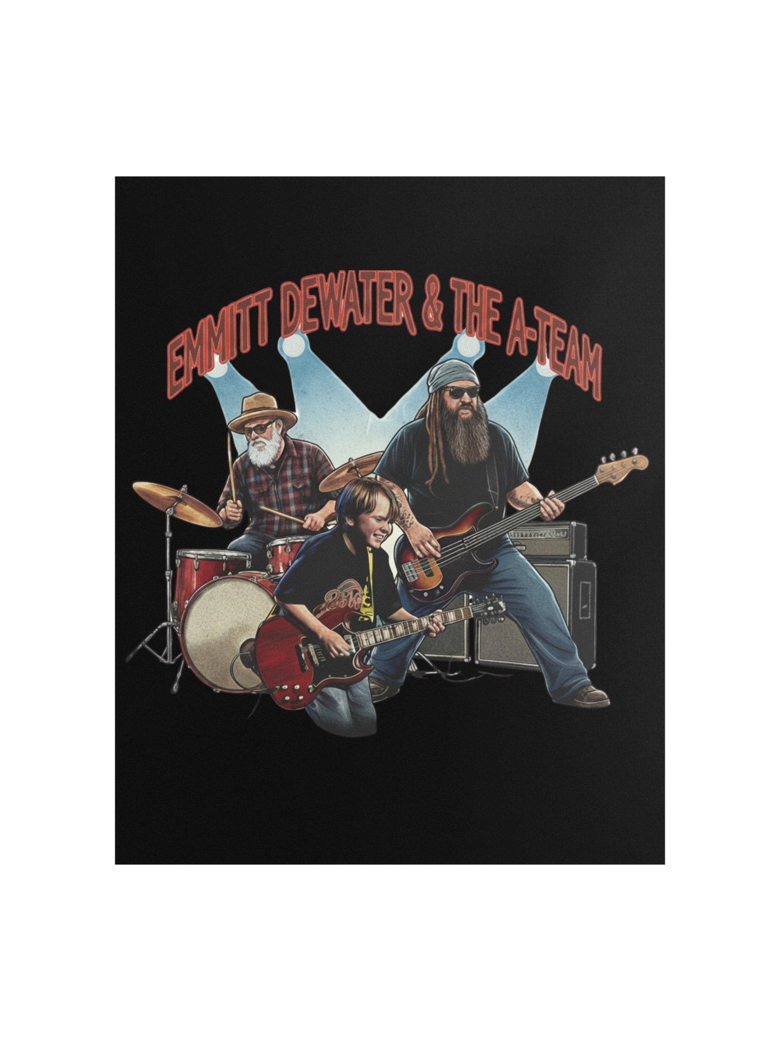 Emmitt DeWater & The A-Team 16×20 Matte Poster product image (1)