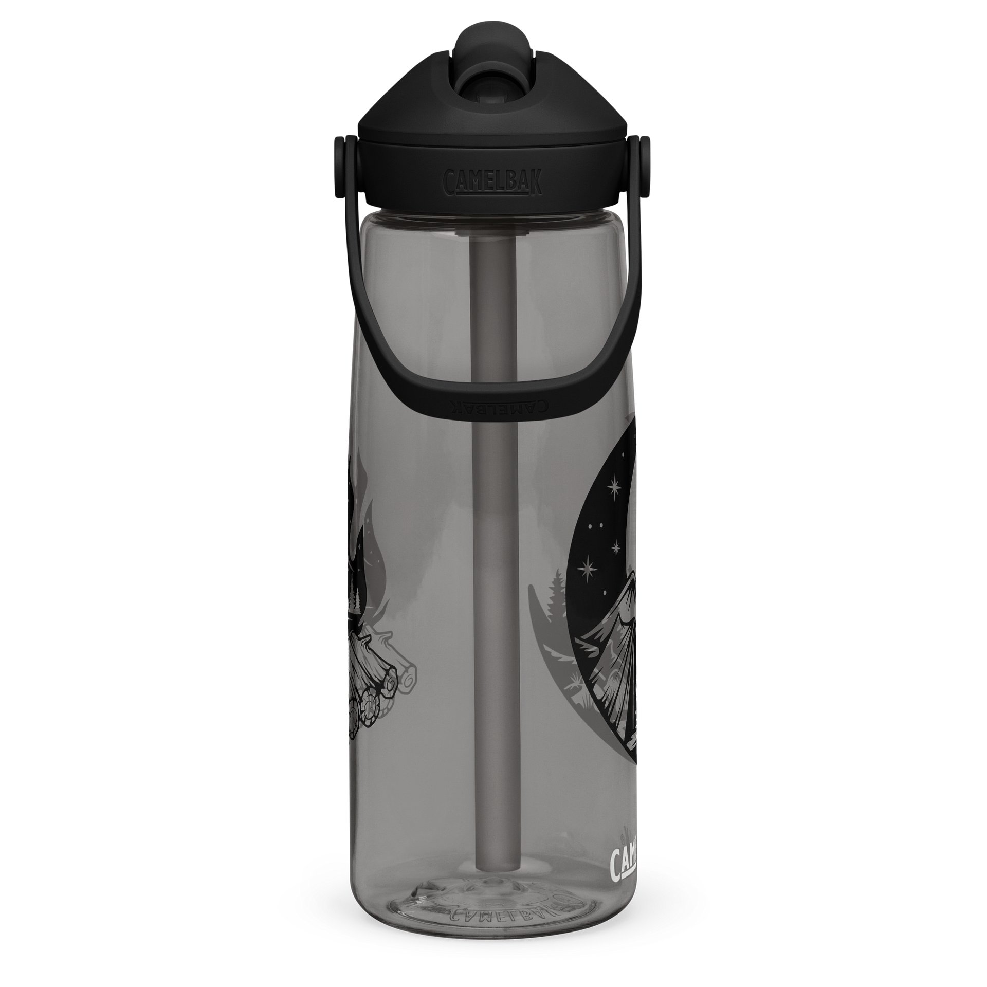 The Hiking Camper Flip Straw Water Bottle product image (14)
