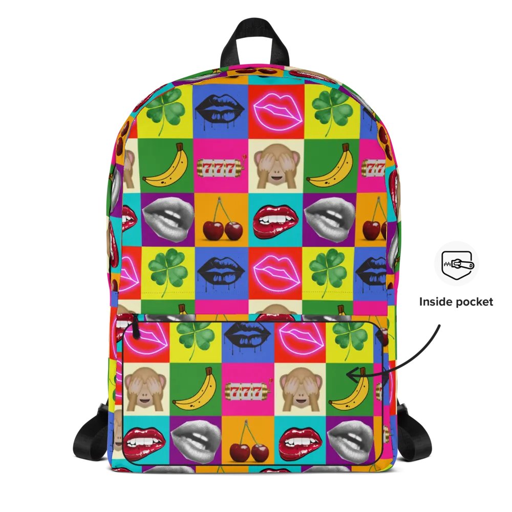 Vibrant Icons All-Over Backpack product image (10)