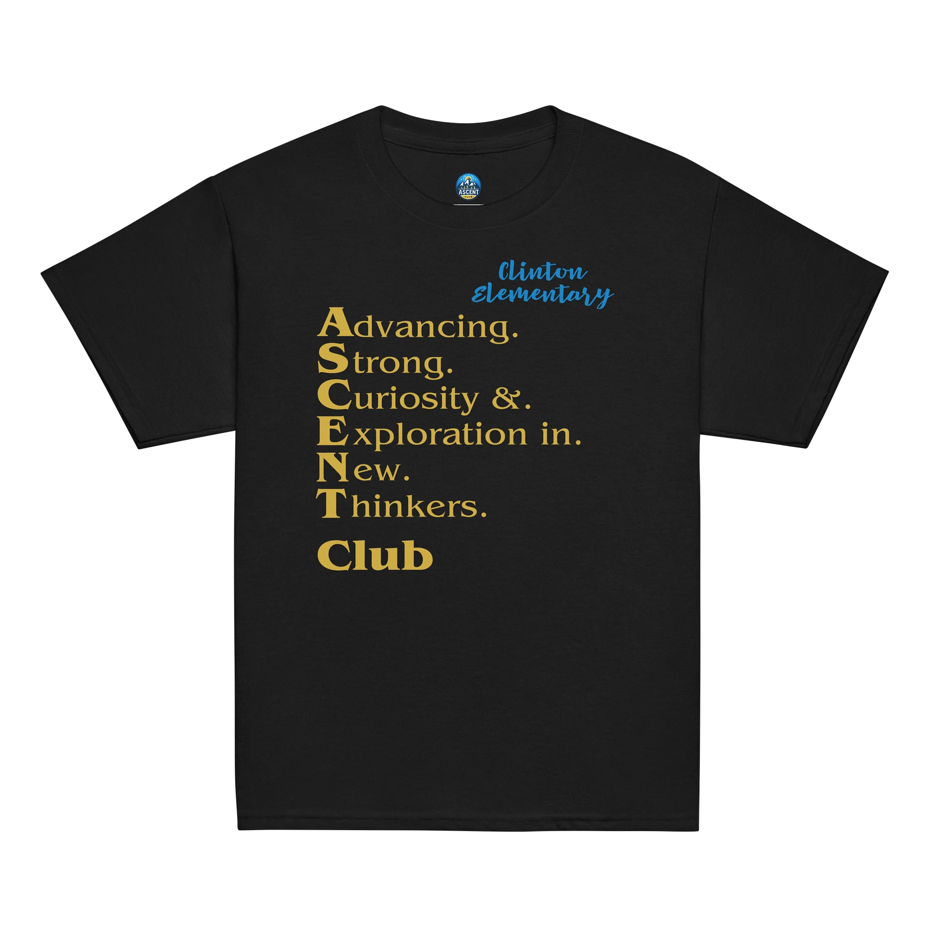 Officially Licensed ASCENT CLUB Clinton Elementary - Participant Shirt Design 1 product image (2)