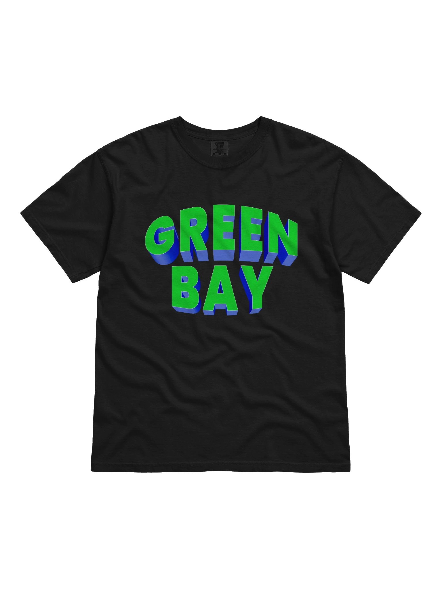 GREEN BAY 3D Block Comfort Colors Tee product image (1)