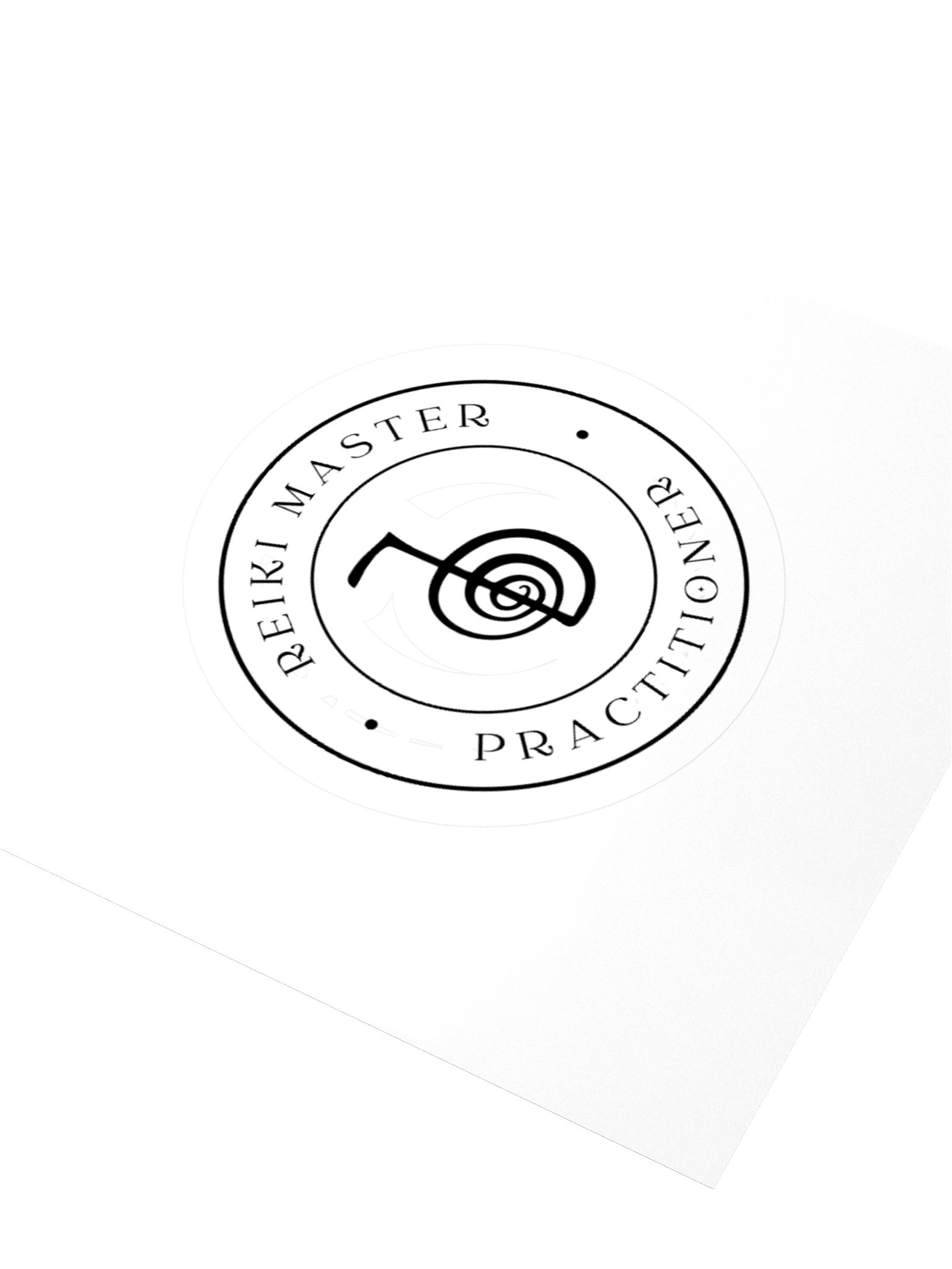 Reiki Master Practitioner-Cho Ku Rei in Circle-Black product image (3)