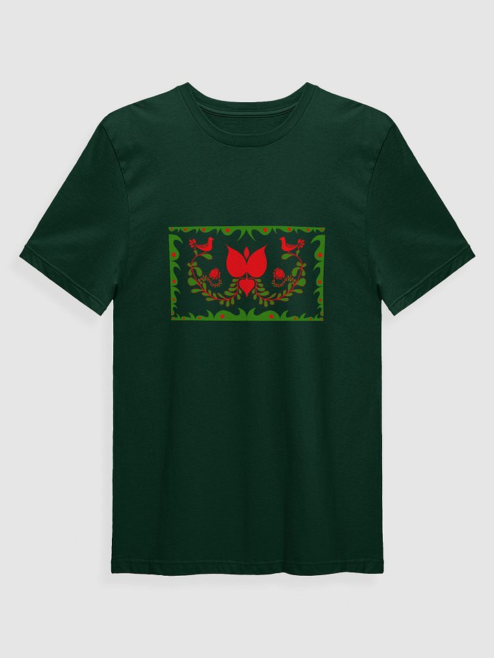 Symmetrical Hungarian Floral Serenade T-Shirt product image (1)