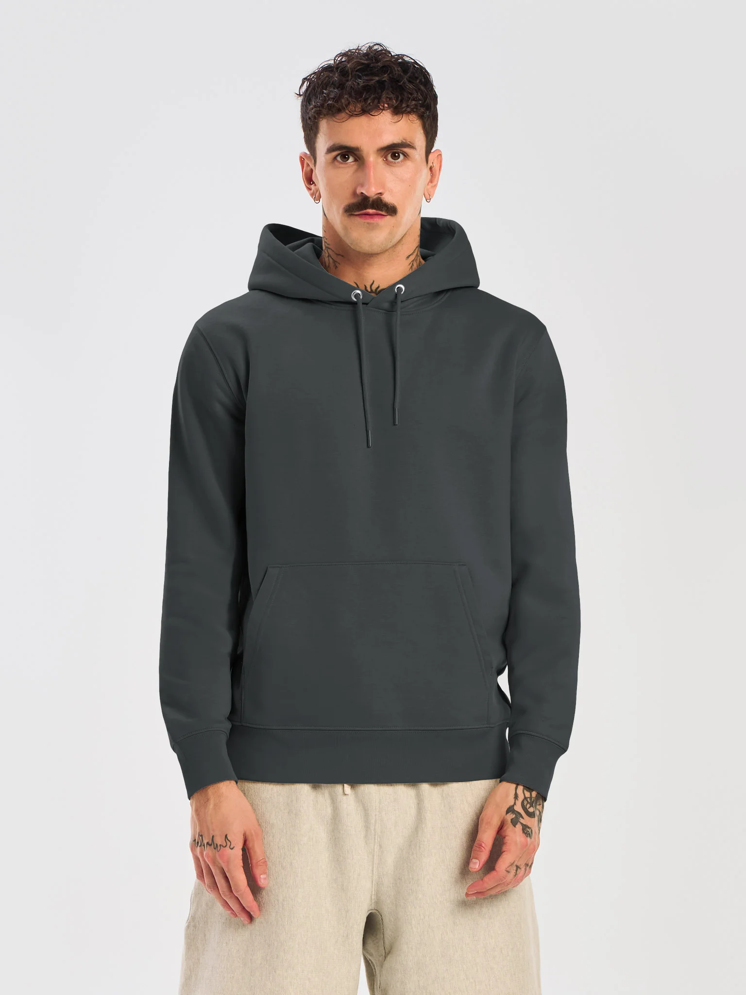 ONE KING Urban Crown Premium Street Hoodie black print product image (3)