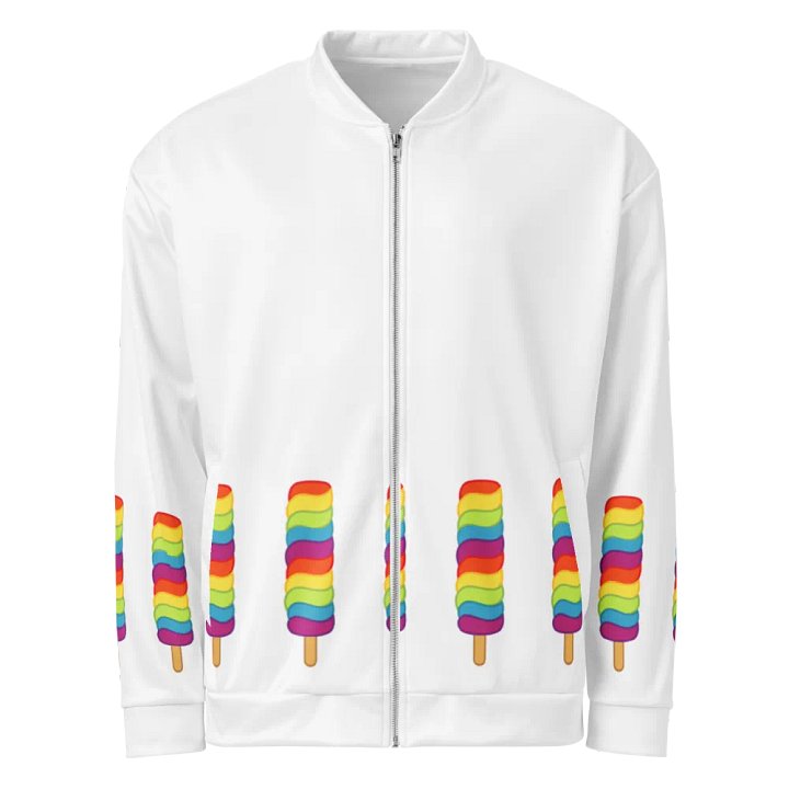 Rainbow Popsicle Dreams Bomber Jacket product image (2)