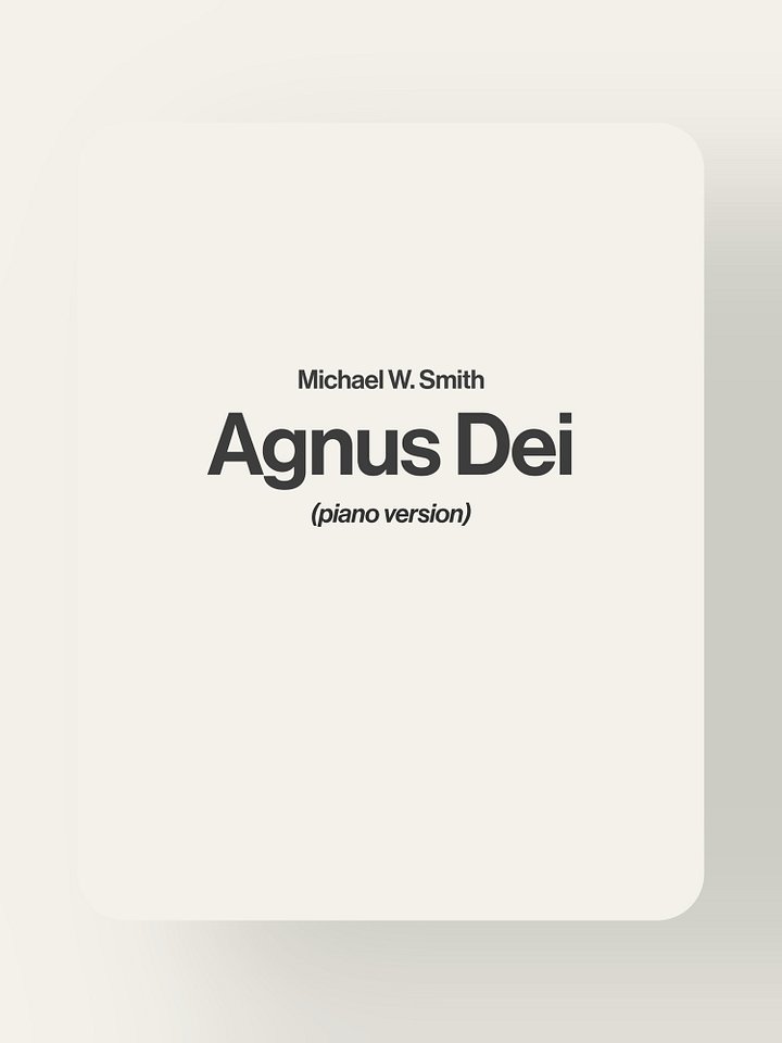 Agnus Dei product image (1)