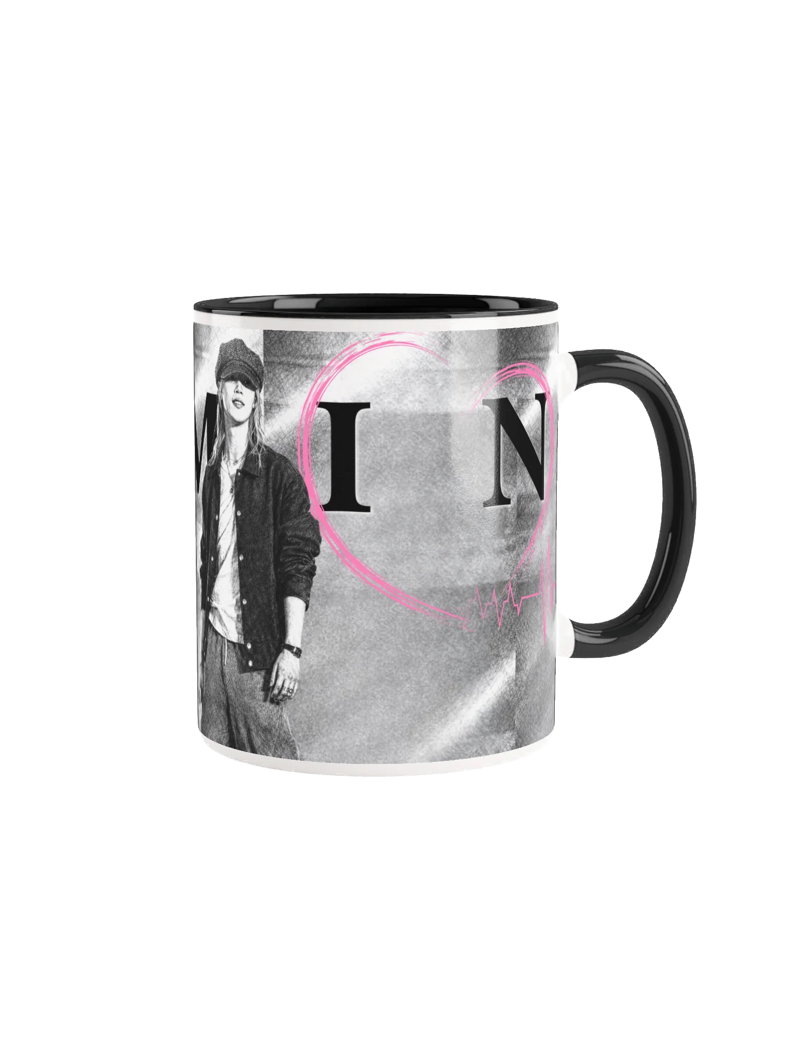 Pencil Sketch Jimin Ceramic Mug product image (2)