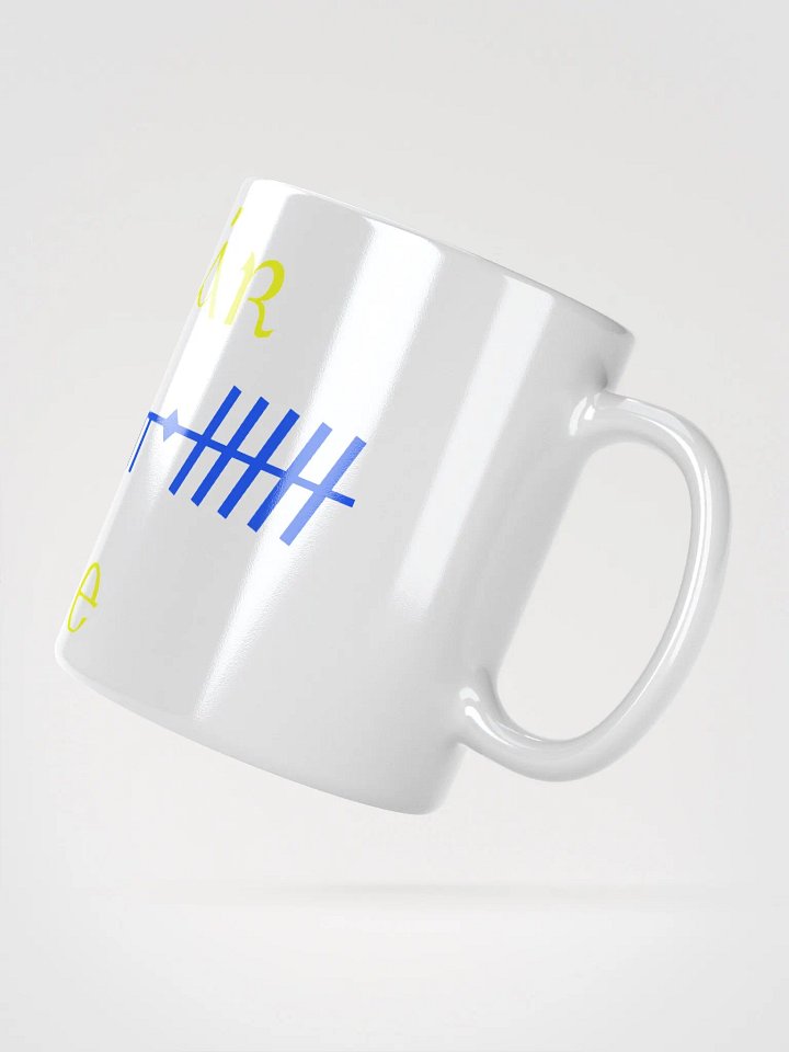 Clare/An Clár Scholastic Style Ogham, White Glossy Mug product image (2)