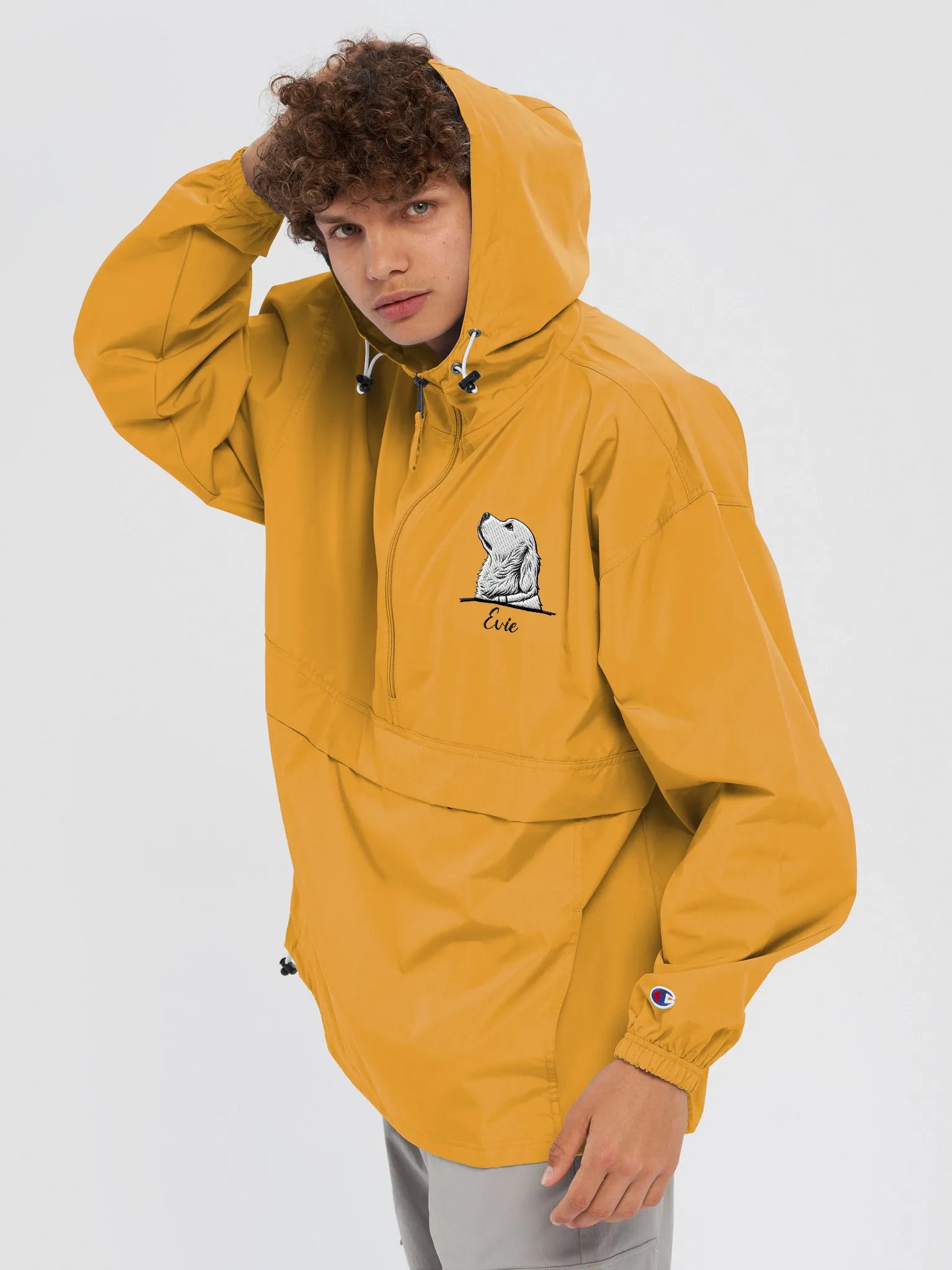 CHAMPION PACKABLE JACKET / EMBROIDERED product image (1)
