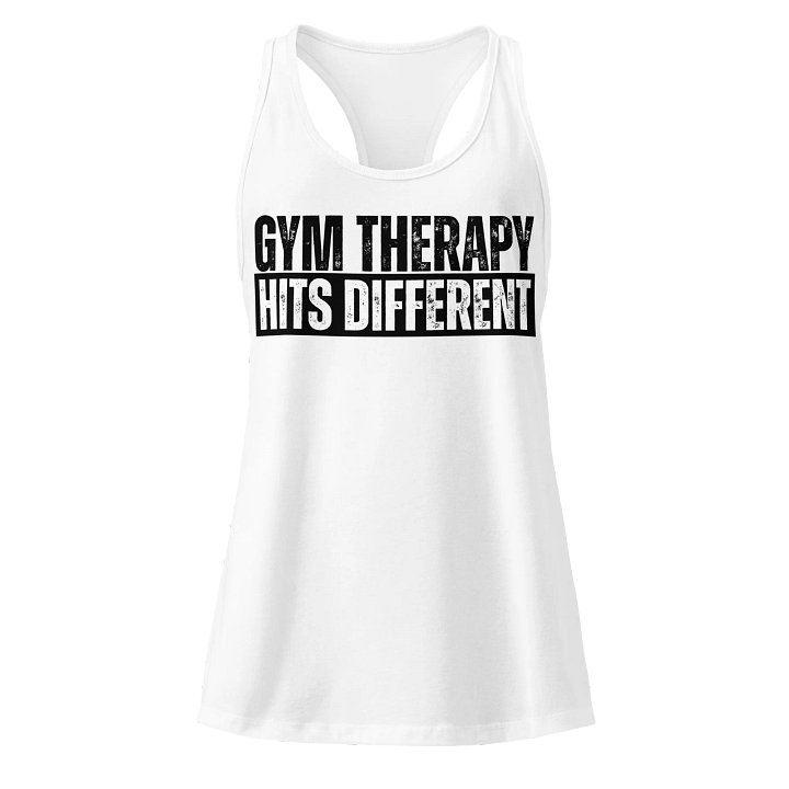 Gym Therapy Hits Different Women's Tank Top product image (21)