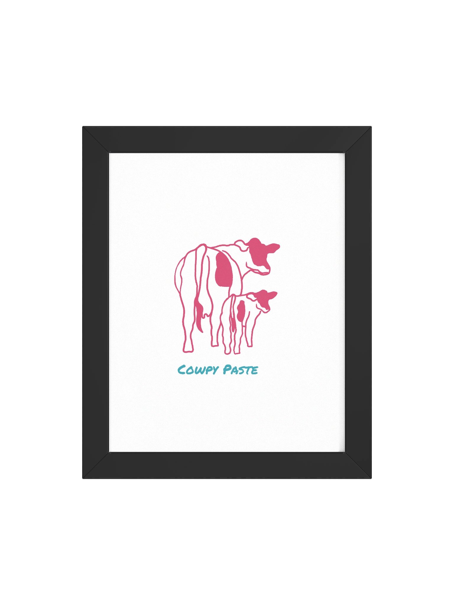 Cowpy Paste - Framed Poster product image (4)