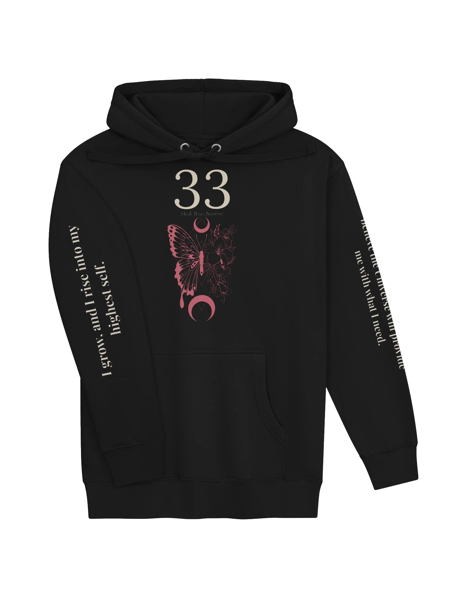 33 — Heal • Rise • Become Hoodie product image (3)