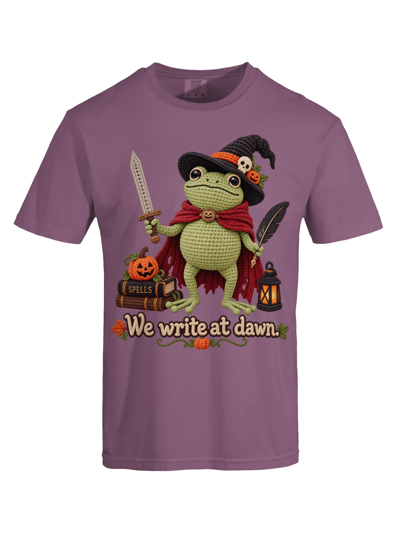 We Write at Dawn – Crochet Halloween Frog Wizard Design product image (29)