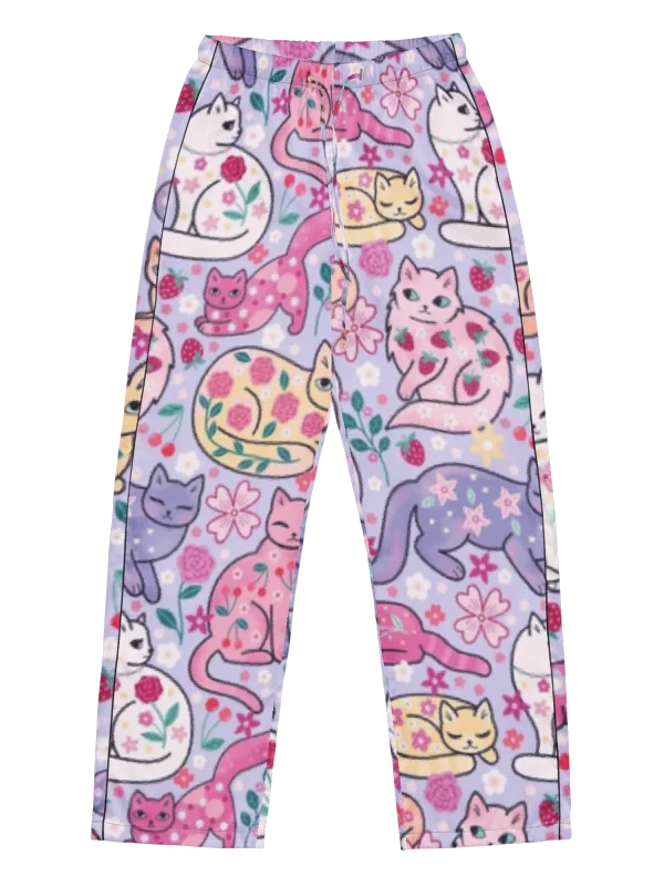 Whimsical Cat Garden Pajama Pants product image (3)
