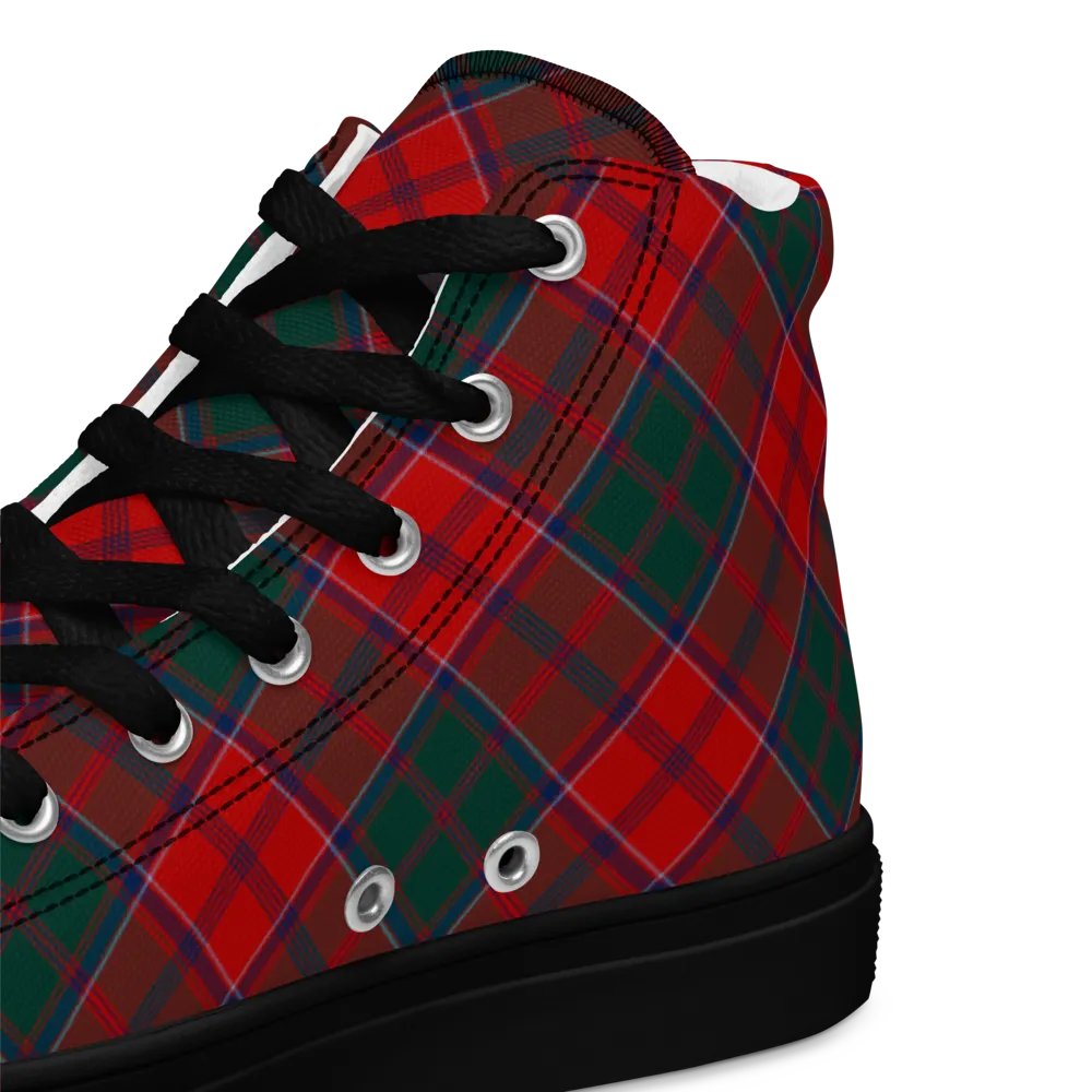 Grant Tartan Men's High Top Shoes product image (12)