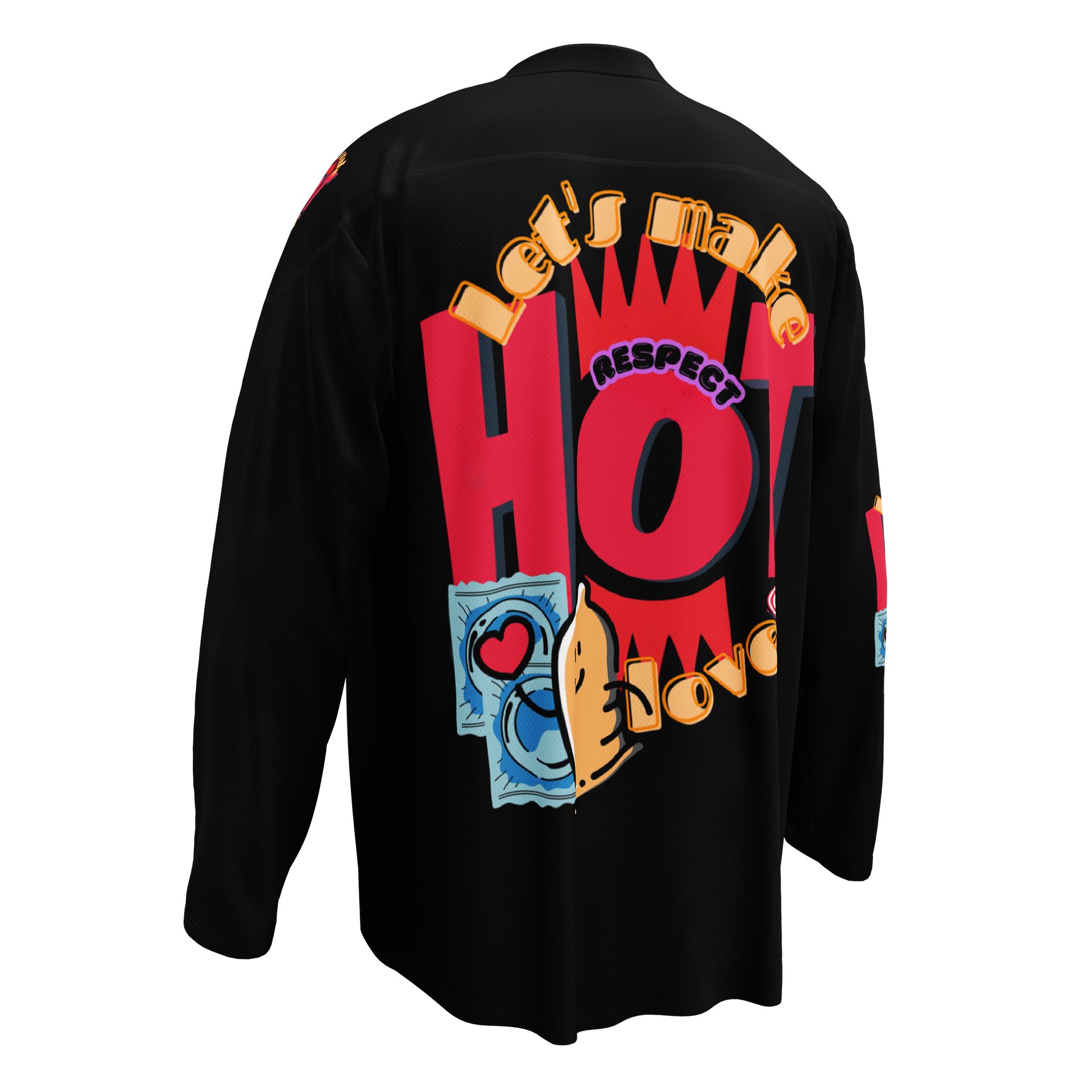 LIMITED EDITION - CNX Core All-over print Unisex Long Sleeve Tee — Let's Make Love 001 product image (4)