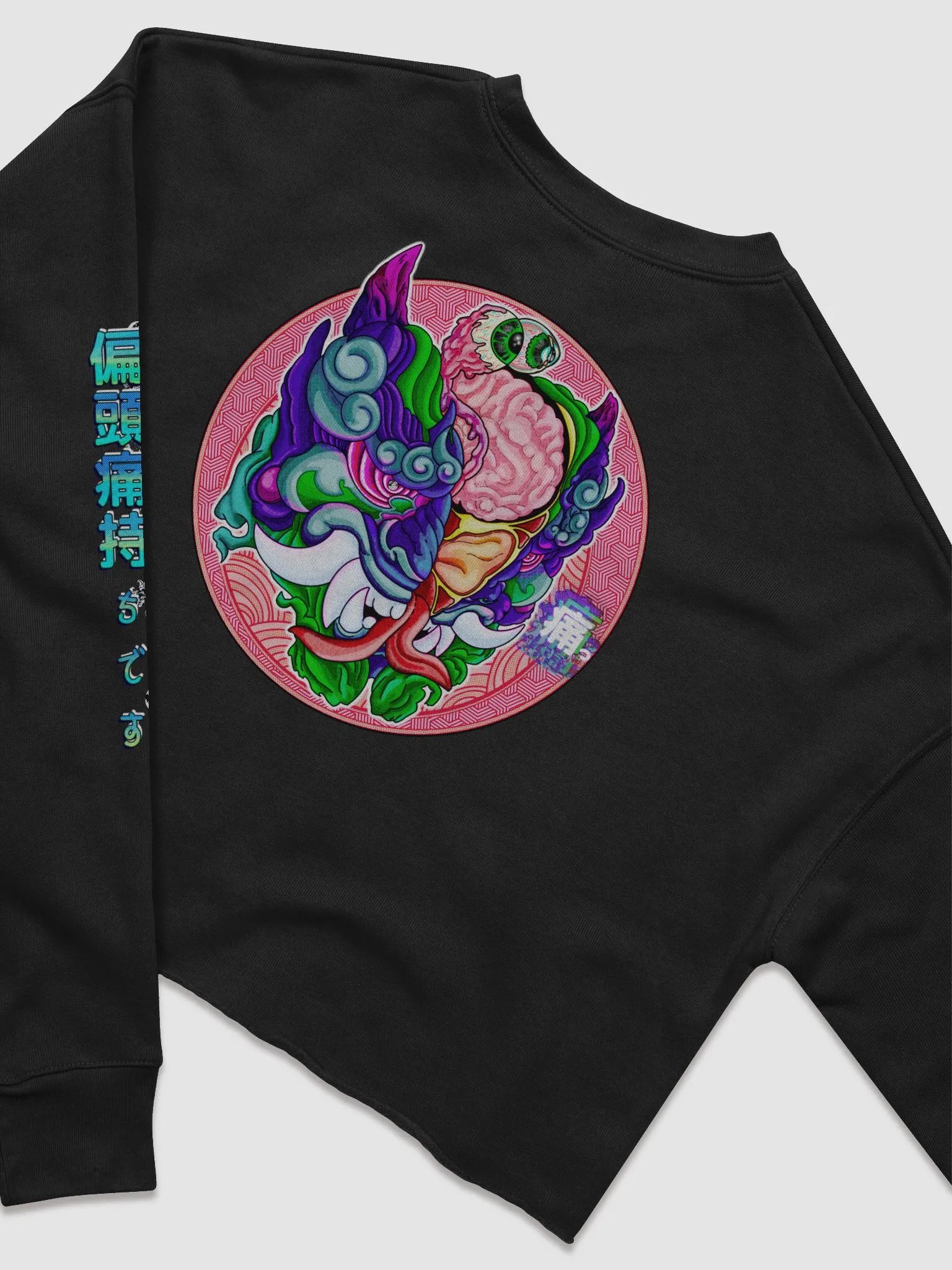 Yokai Migraine: Bella+Canvas Women's Fleece Crop Sweatshirt product image (7)