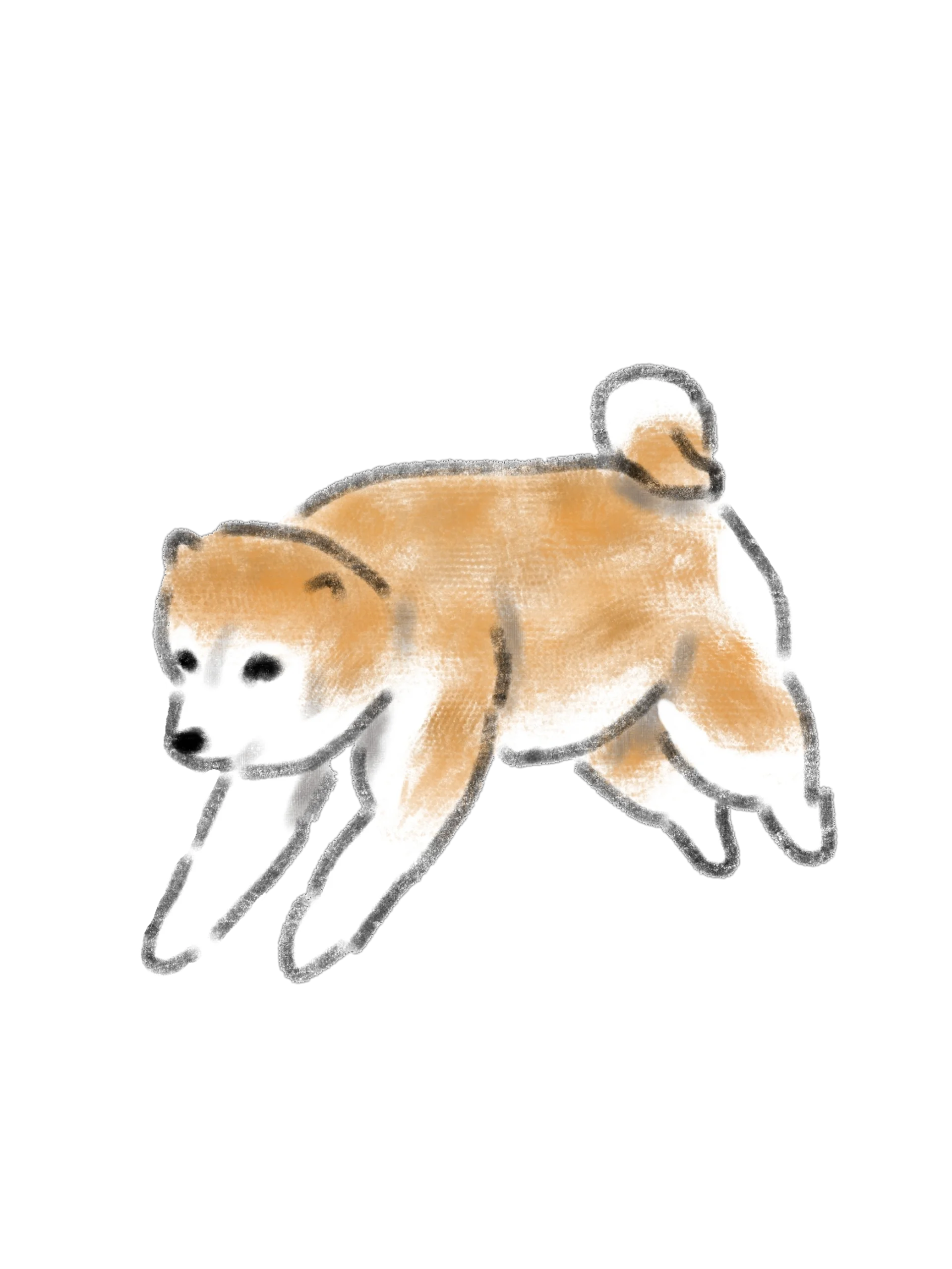 12 Hand-Drawn Dog PNG Clipart Bundle product image (12)