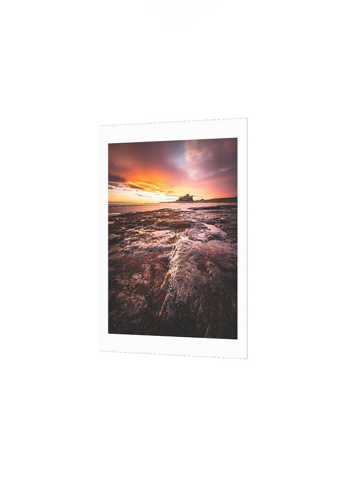Bamburgh Castle Sunrise Poster Print product image (10)