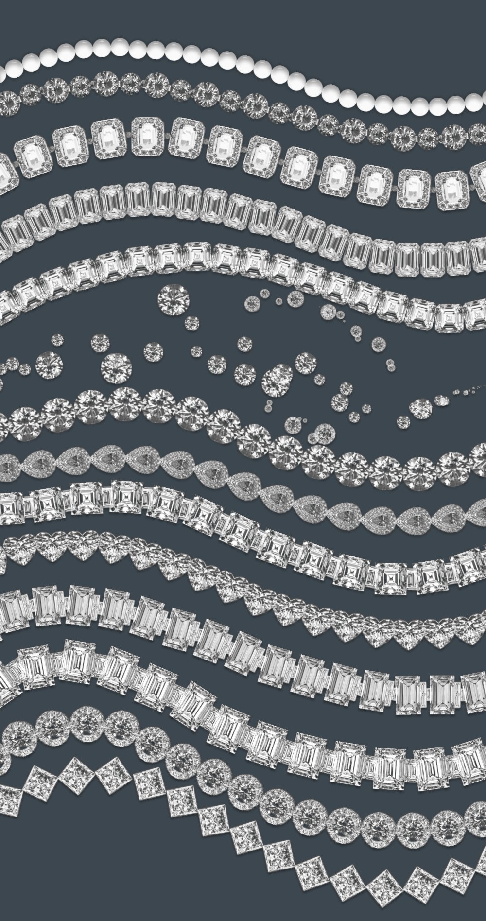 DIAMOND & PEARL BRUSHES + BONUS LAYER STYLES FOR PHOTOSHOP product image (3)