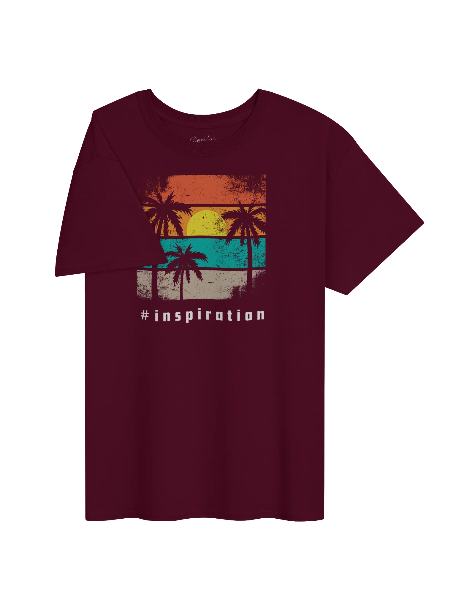Retro Sunset Palm Tree T-Shirt | Vintage Beach Graphic Tee | #Inspiration product image (3)