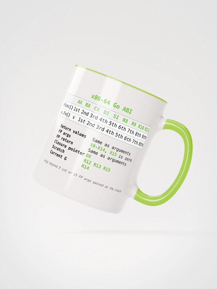 x86-64 Go ABI Mug product image (6)